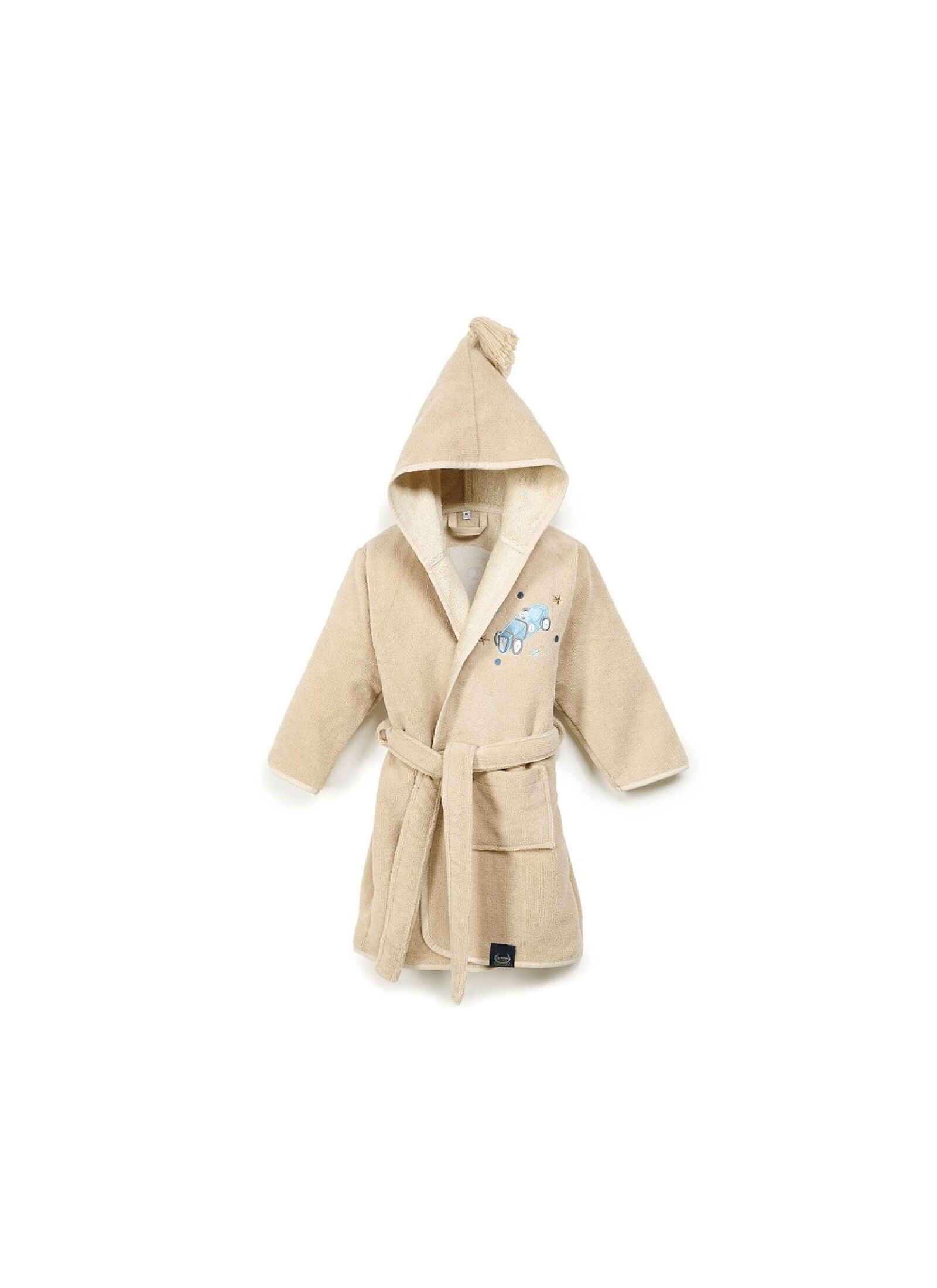 BABY BATHROBE MEDIUM (2-5Y) ON THE ROAD SAND