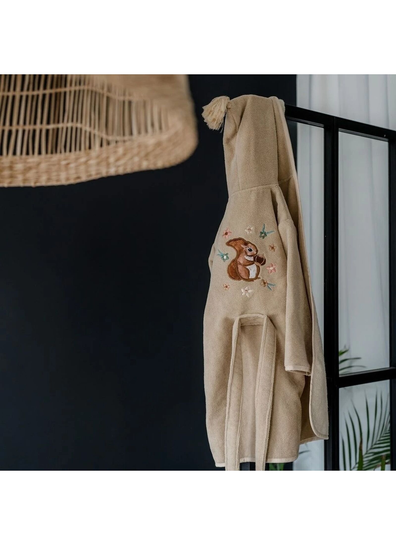 BABY BATHROBE MEDIUM (2-5Y) PRETTY BARBARA SAND