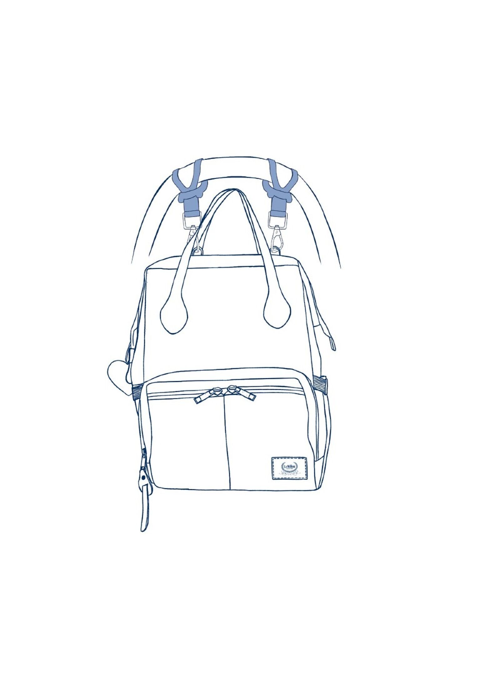 HANGERS WHITE SILVER