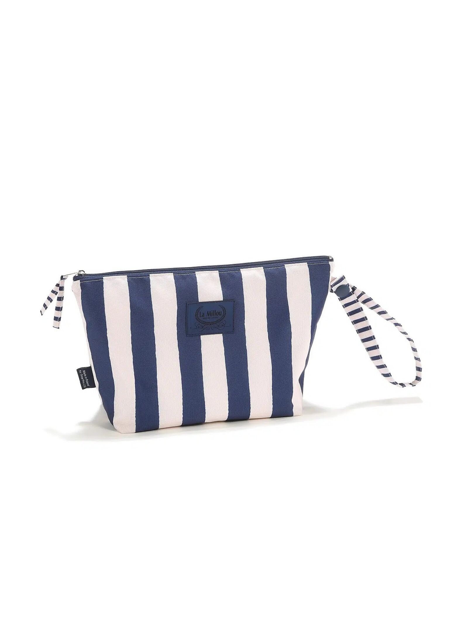 TRAVEL BAG STRIPES NAVY