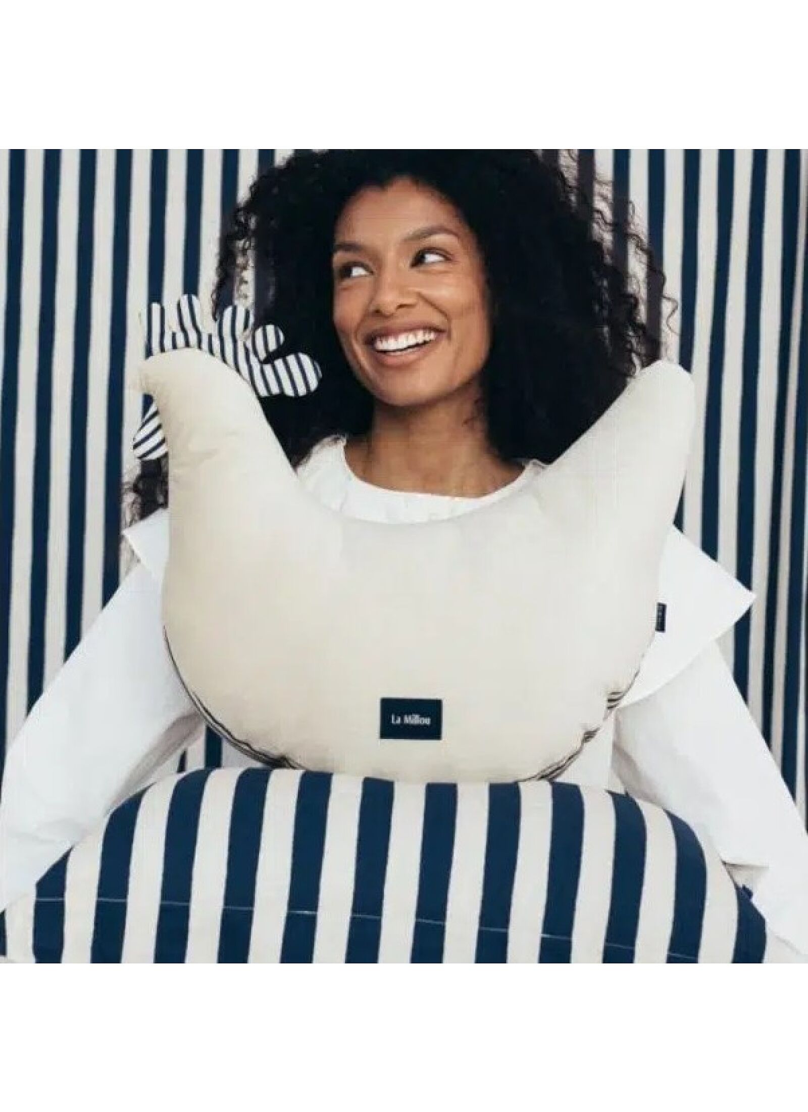 KURA VELVET STRIPES BROWN