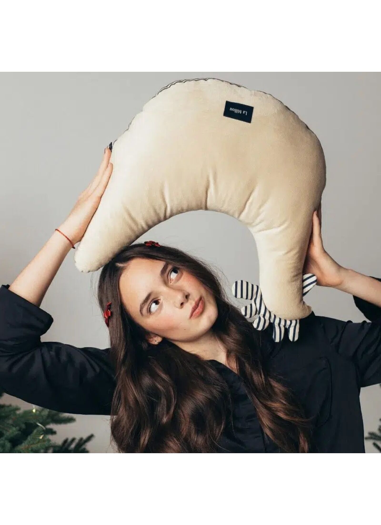 KURA VELVET STRIPES BROWN