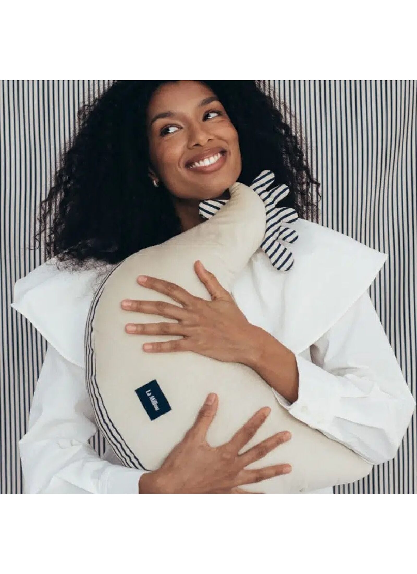 KURA VELVET STRIPES BROWN