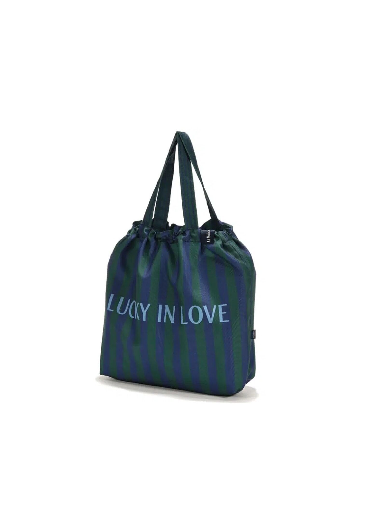 SHOPPER BAG STRIPES GREEN