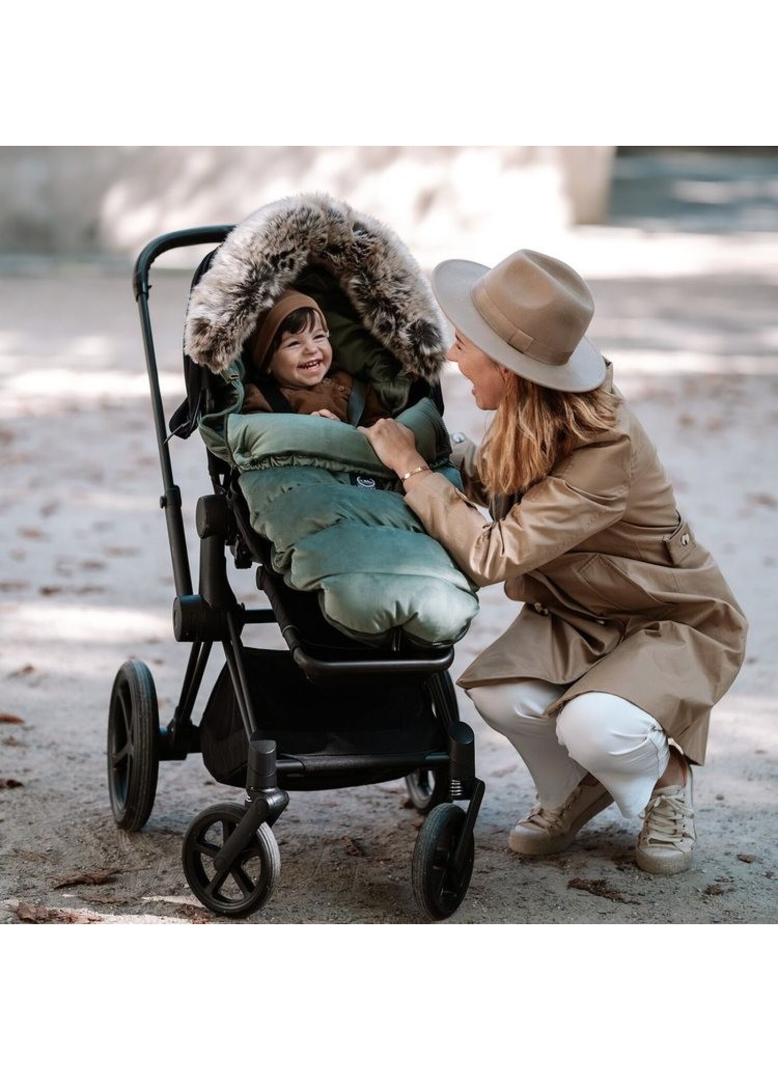 STROLLER BAG ASPEN UNI HEARTBEAT BEIGE