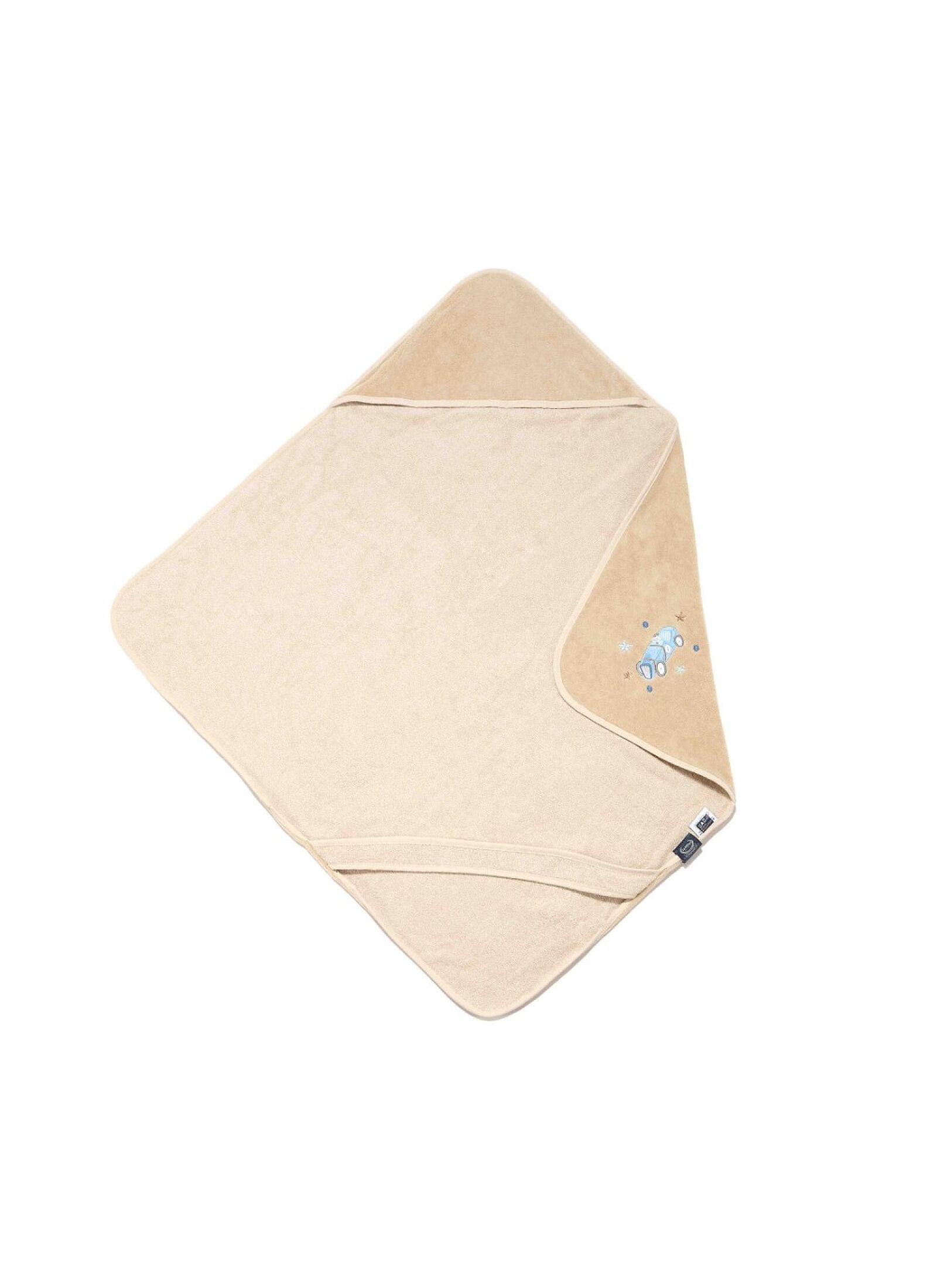 BABY CUDDLE N DRY TOWEL BAMBOO ON THE ROAD SAND