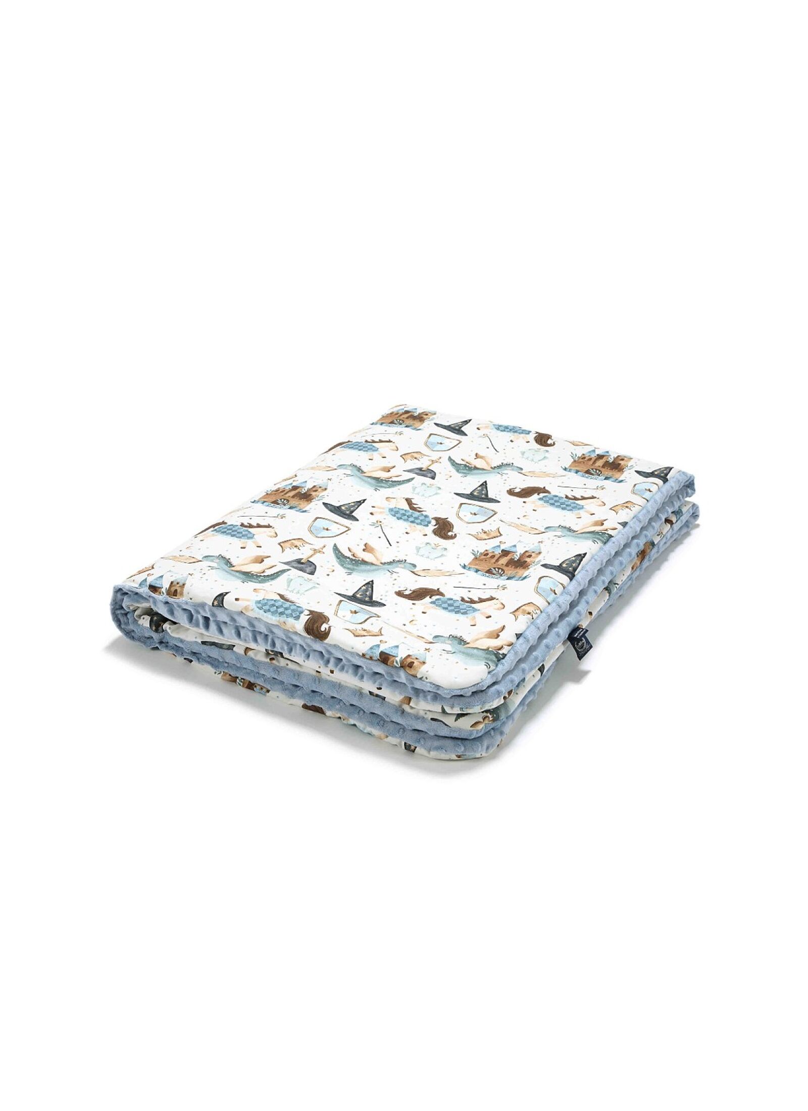 CRADDLE BLANKET (80Χ100) PRINCE WIND BLUE