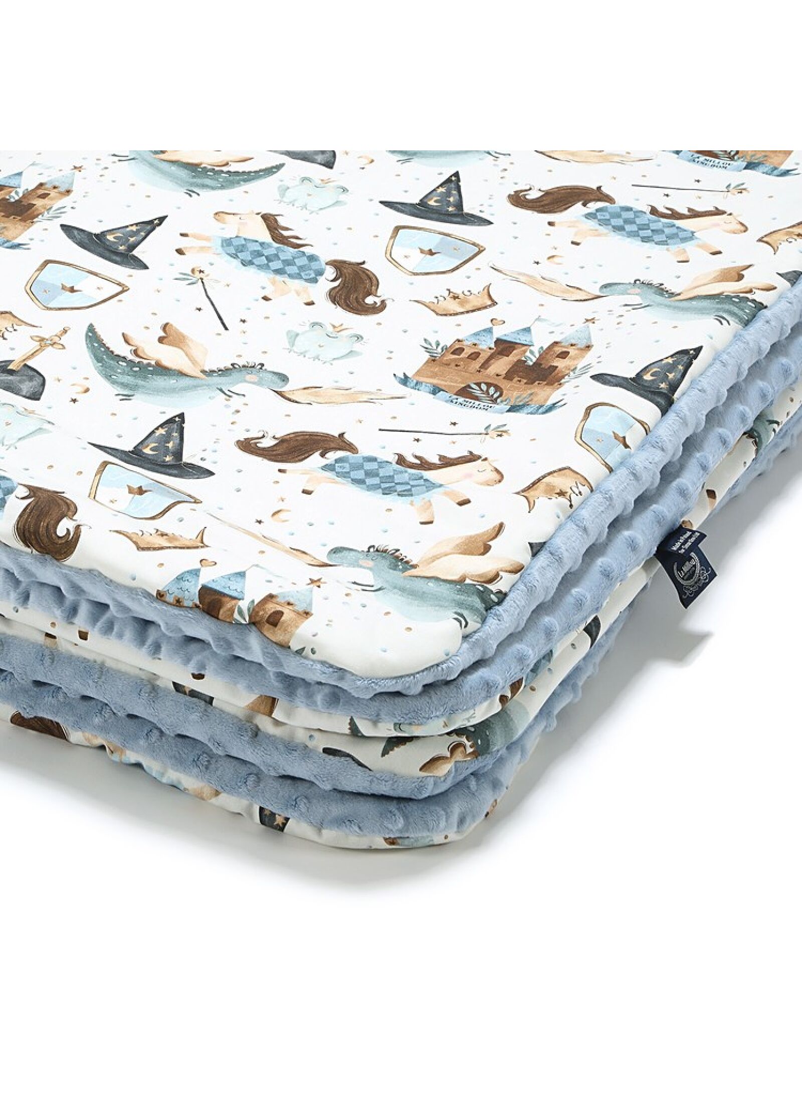 CRADDLE BLANKET (80Χ100) PRINCE WIND BLUE