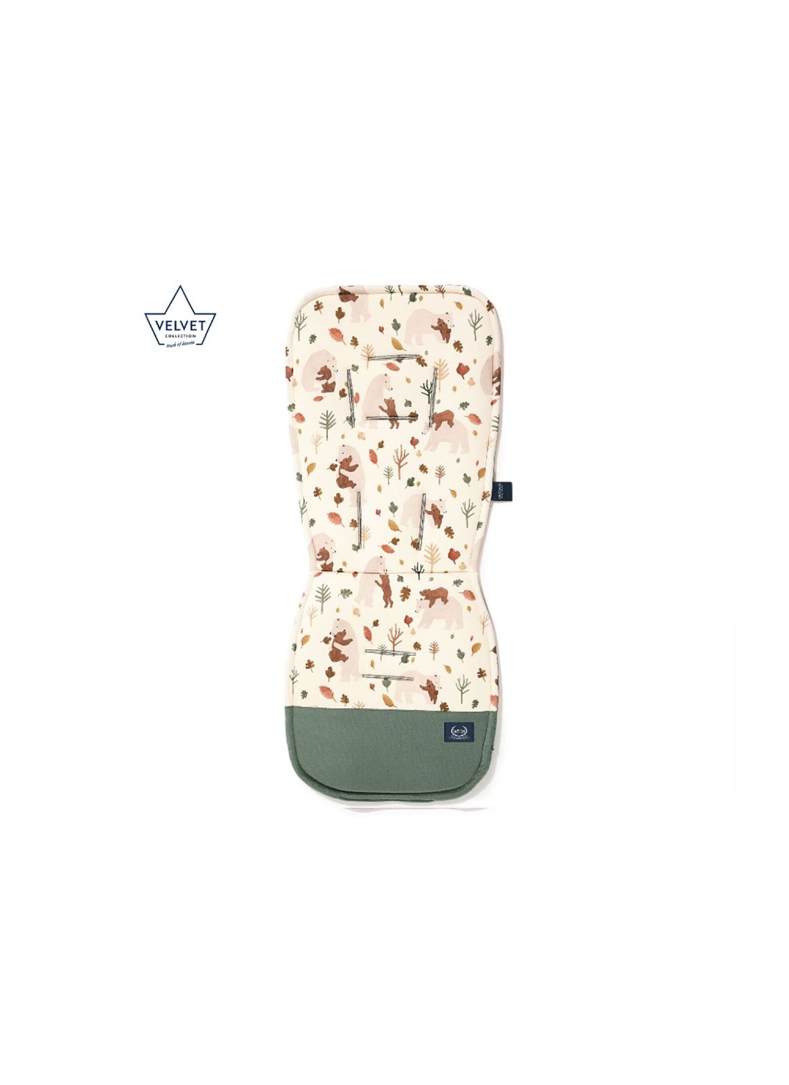 STROLLER PAD HUG ME VELVET KHAKI CLASSIC