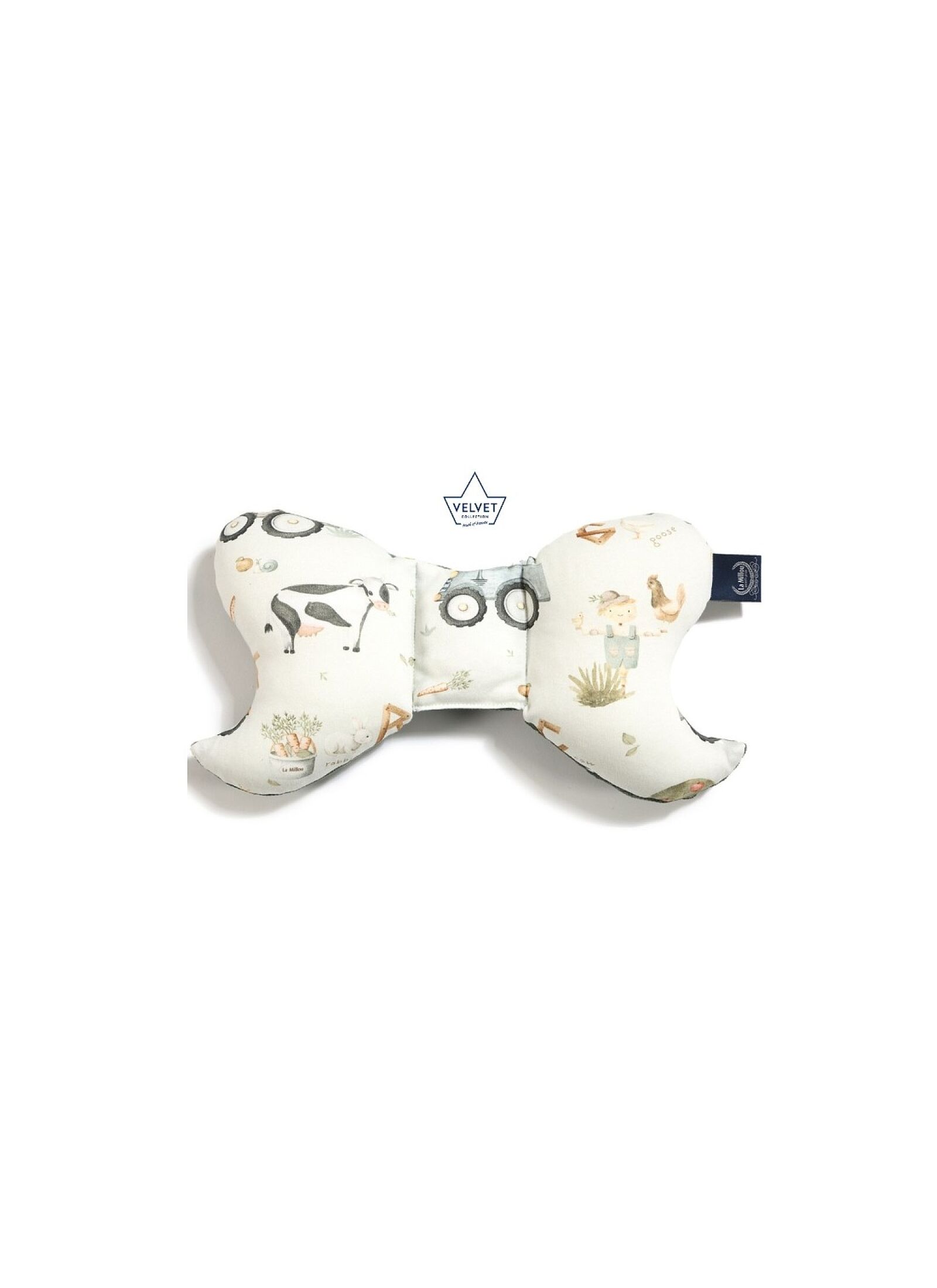 BABY PILLOW ANGEL'S WINGS ABC FARM VELVET KHAKI