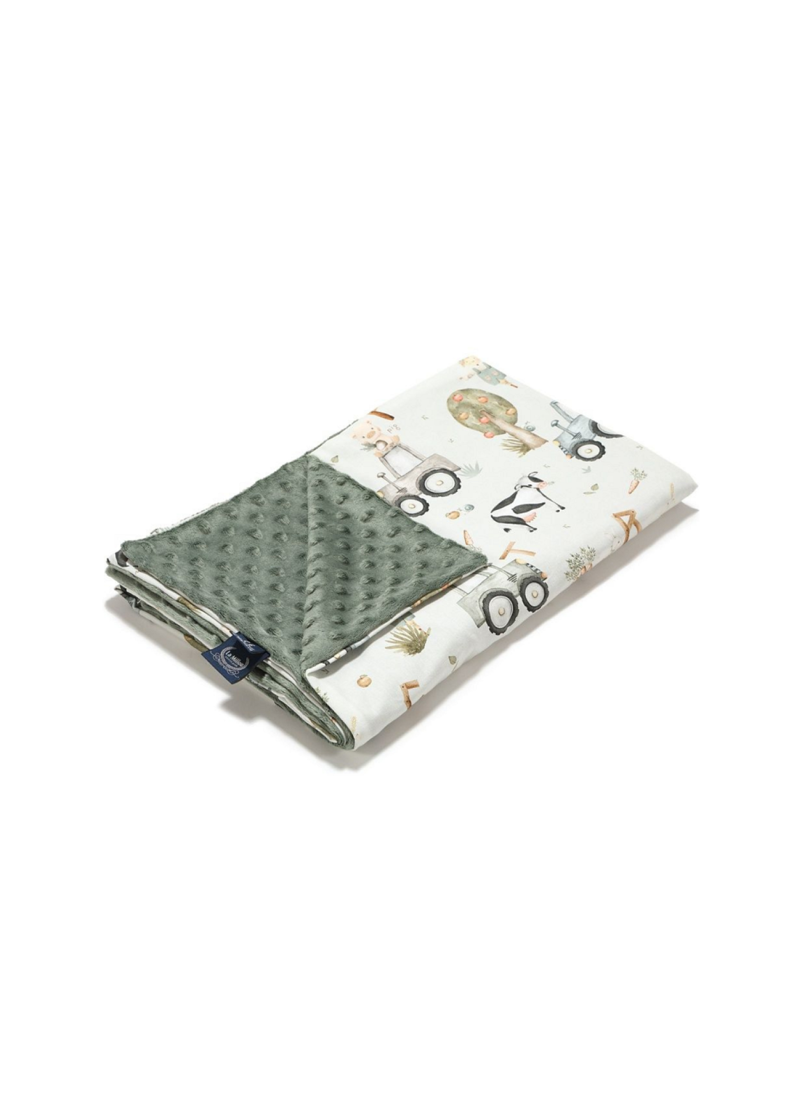 CRIB BLANKET (110X140) ABC FARM KHAKI