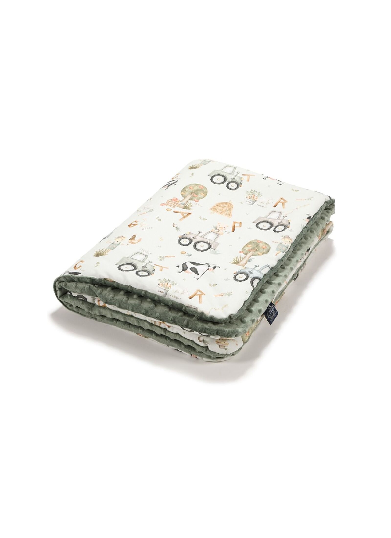CRADDLE BLANKET (80X100) ABC FARM KHAKI