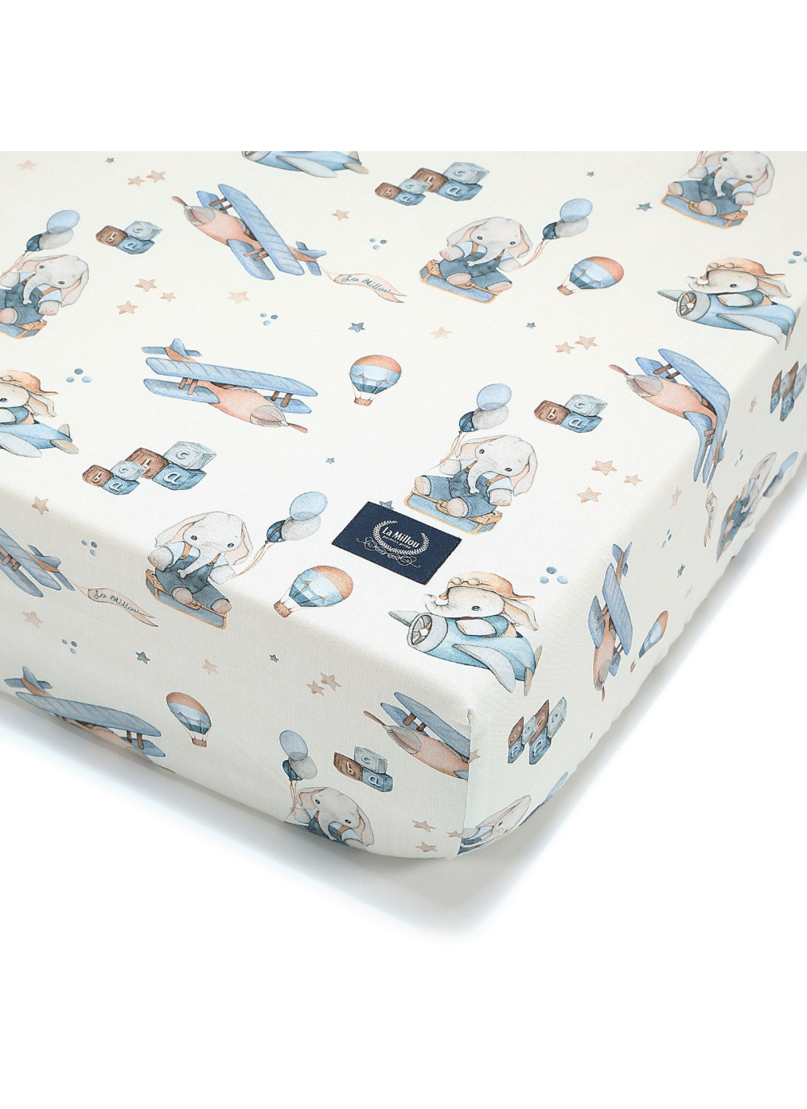 CRIB FITTED SHEET SIMBO