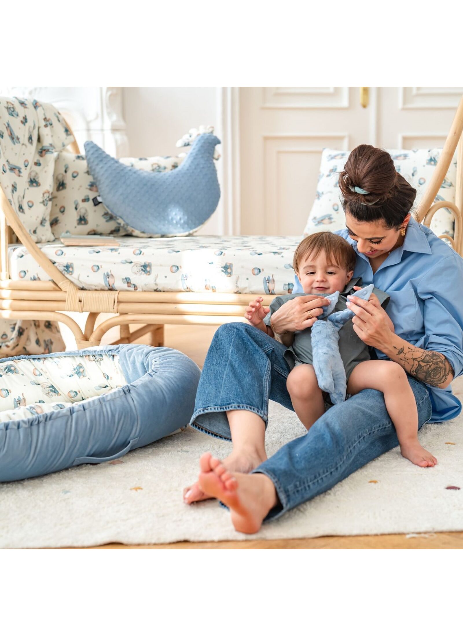 CRIB FITTED SHEET SIMBO