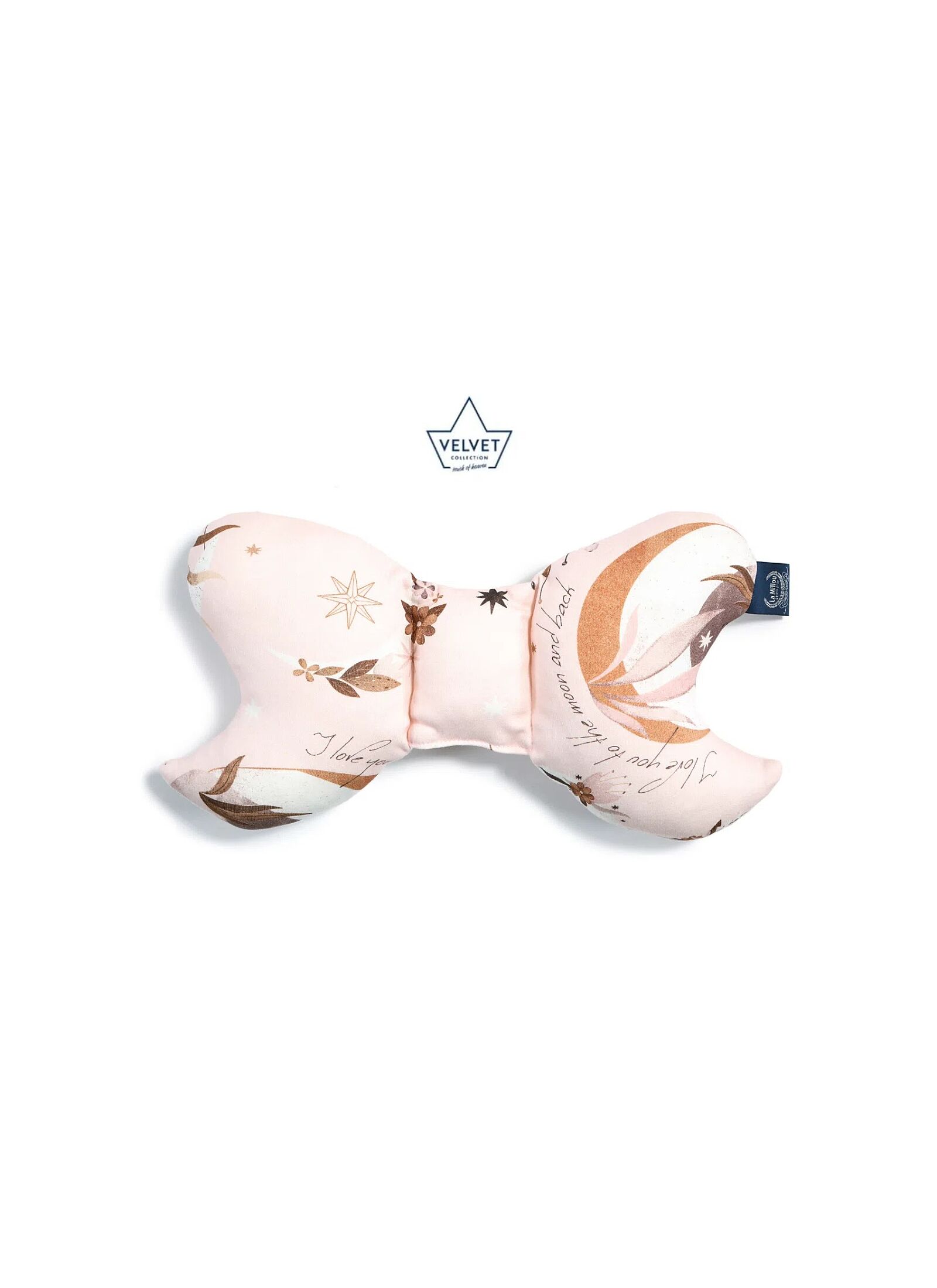 BABY PILLOW ANGEL'S WINGS FLY ME TO THE MOON NUDE RAFAELLO