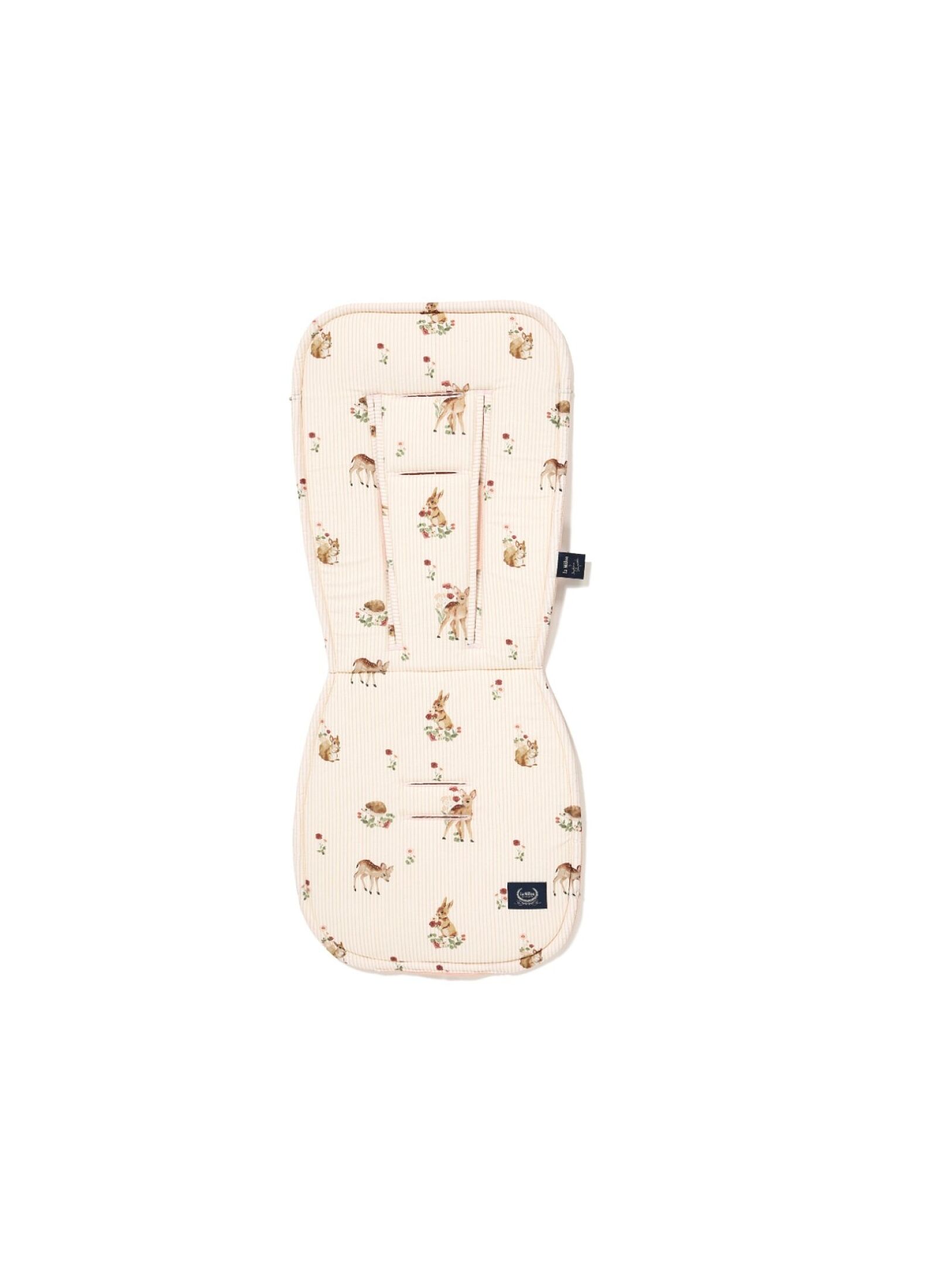STROLLER PAD BAMBILAND VELVET POWDER PINK MULTI