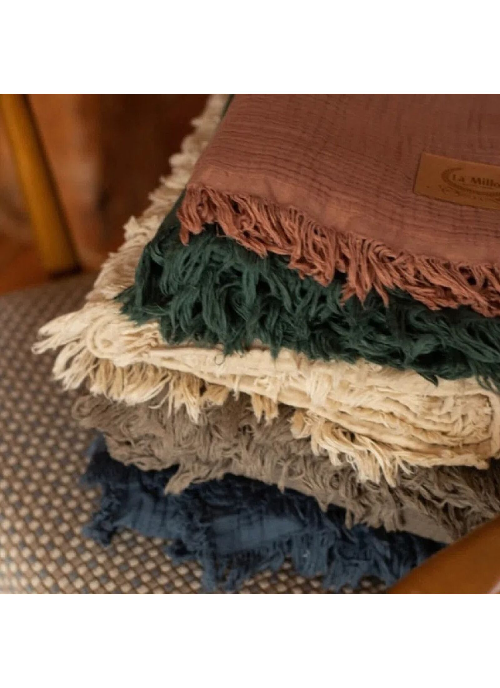 MUSLIN BLANKET (100X140) HERBAL