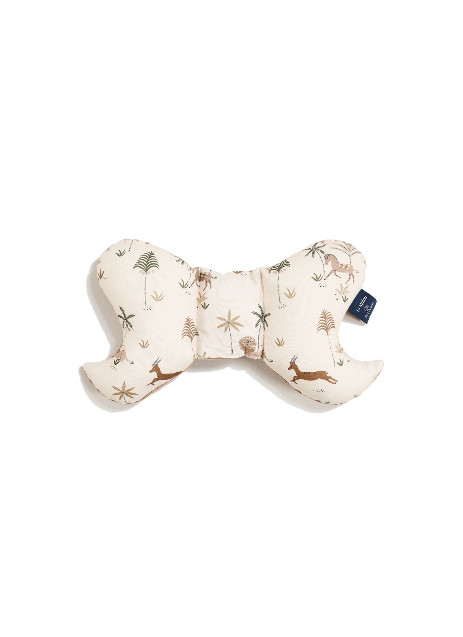 BABY PILLOW ANGEL'S WINGS LITTLE SAVANNAH VELVET MOCCA