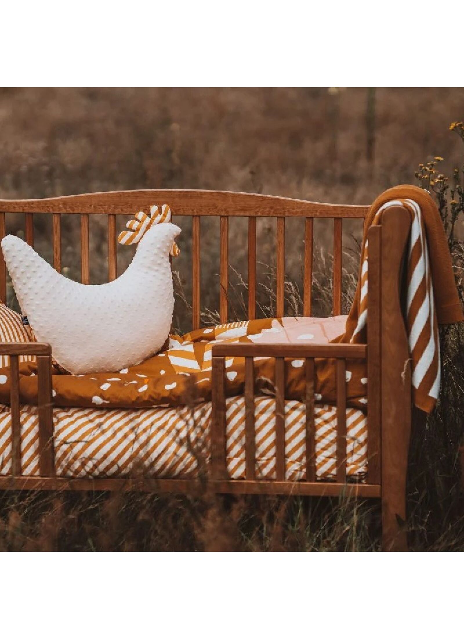 CRIB FITTED SHEET ABC FARM