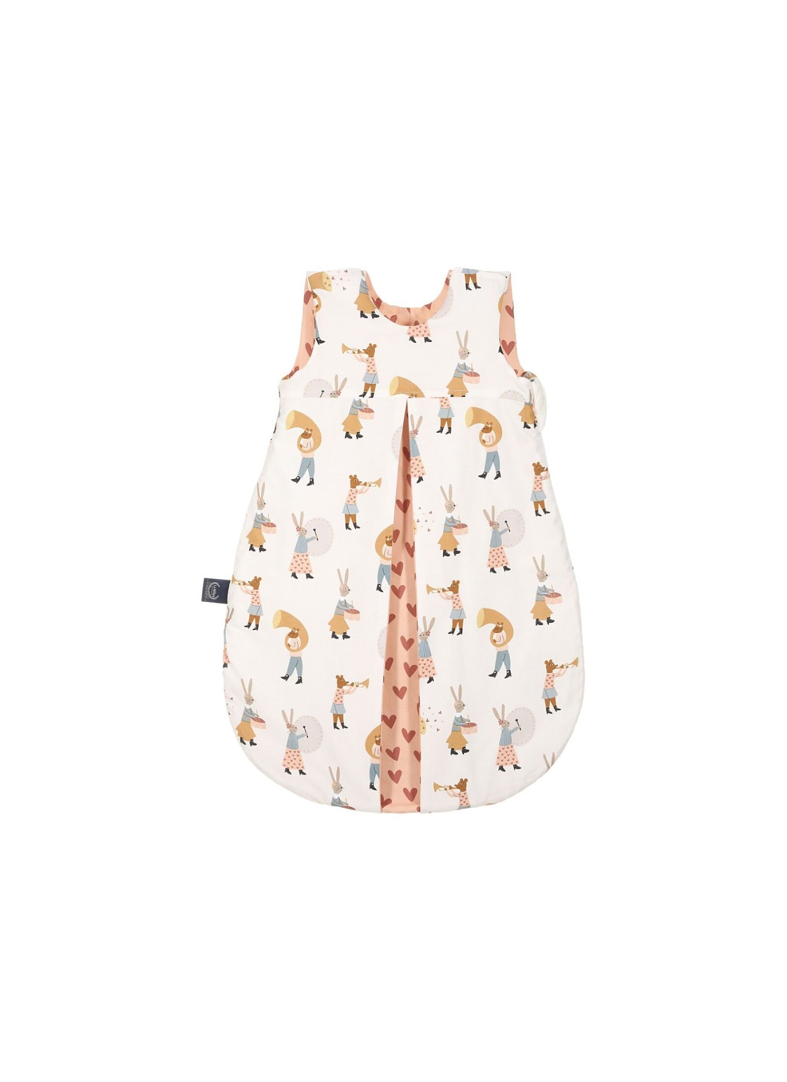 SLEEPING BAG MEDIUM (9-18M) MUSICIANS PINK