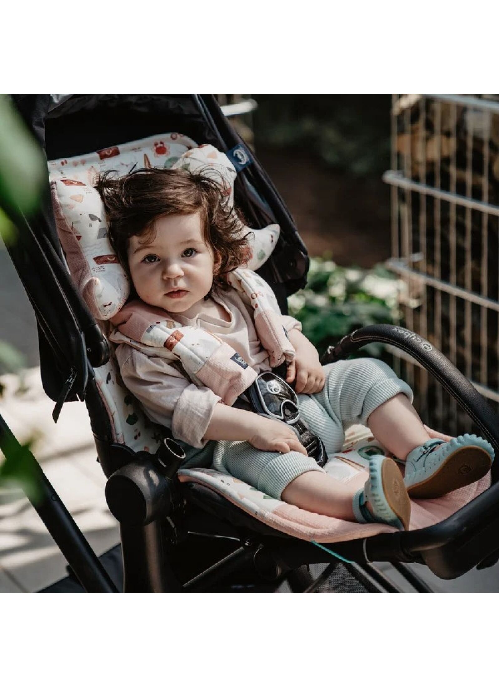 SEAT BELT COVER MUSICIANS VELVET PINK