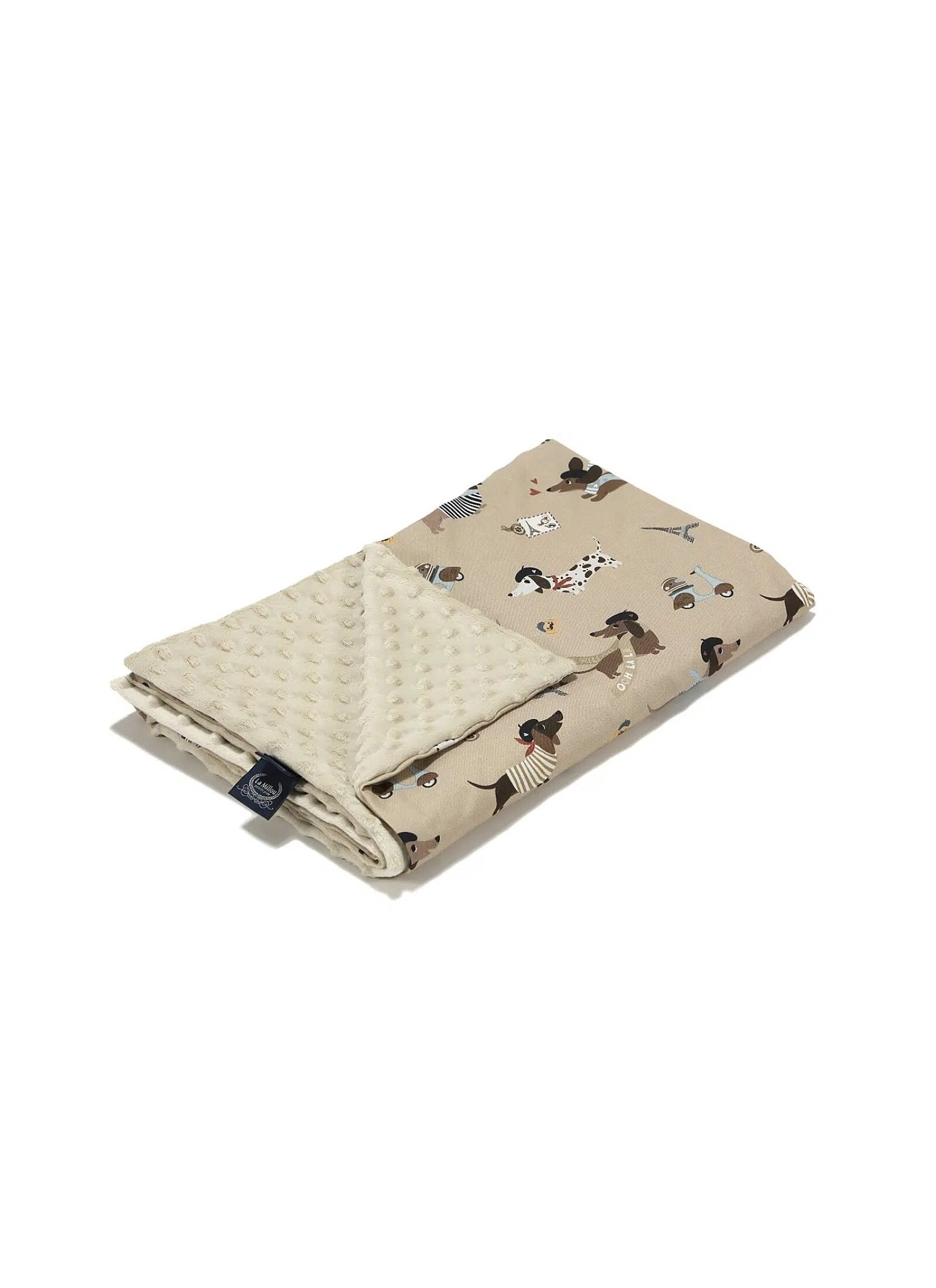 CRADDLE BLANKET (80X100) PIERRE THE DOG