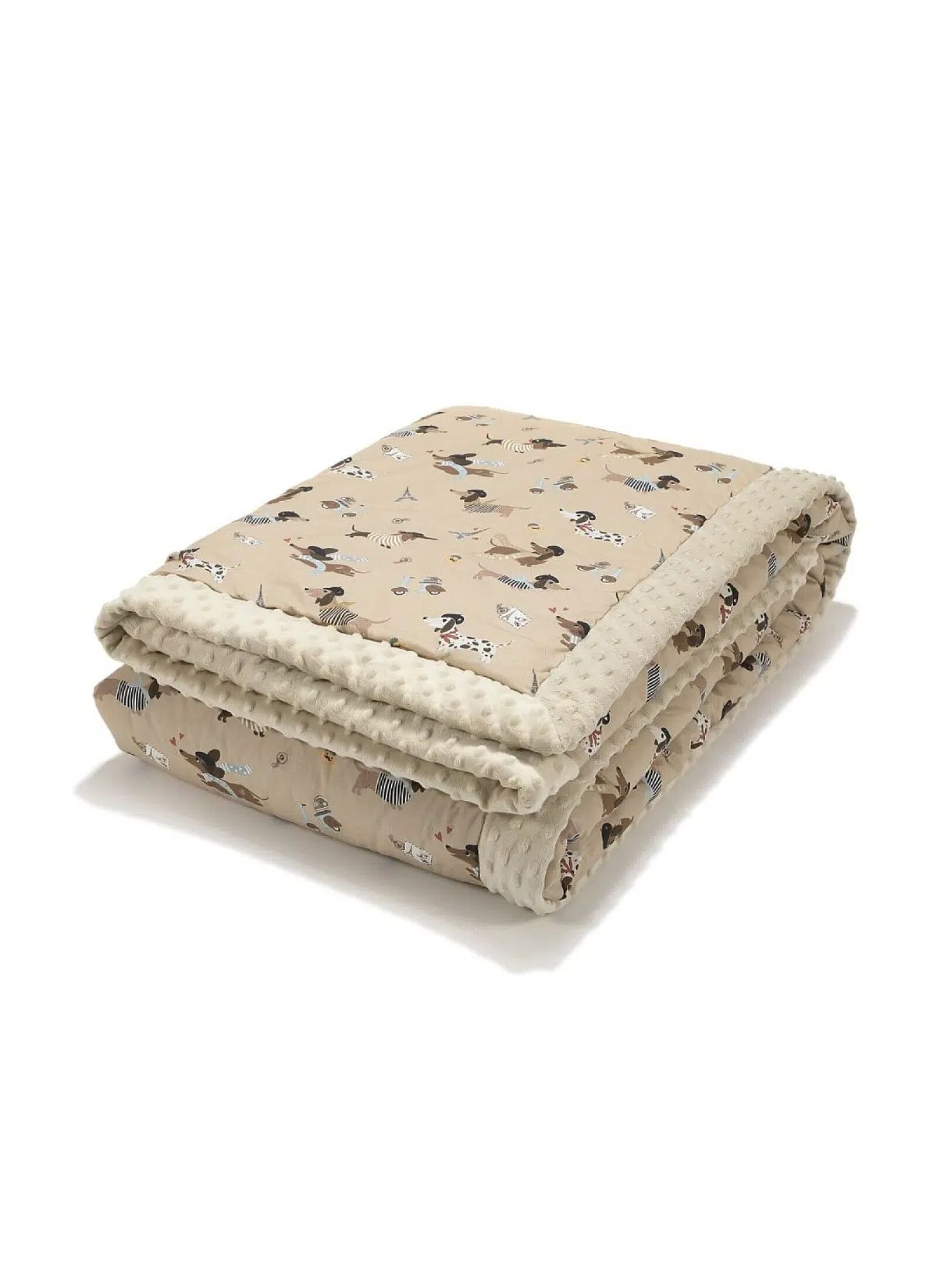 ADULT BLANKET (140X200) PIERRE THE DOG SAND