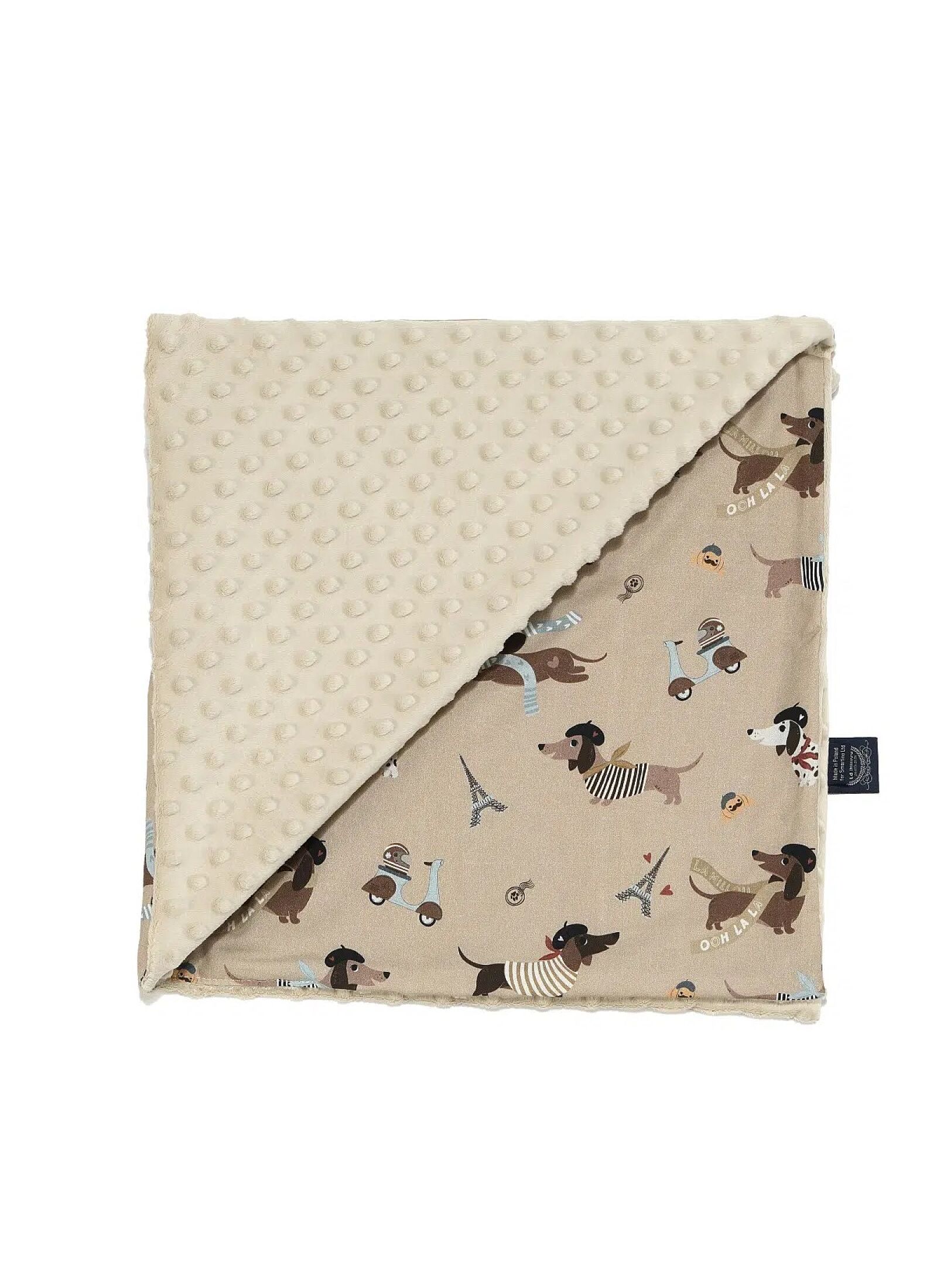 CRADDLE BLANKET (80X100) PIERRE THE DOG