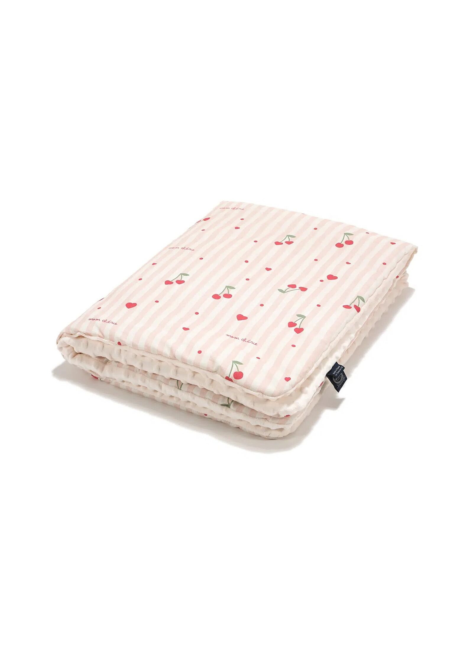 CRADDLE BLANKET (80X100) MOM CHERIE ECRU