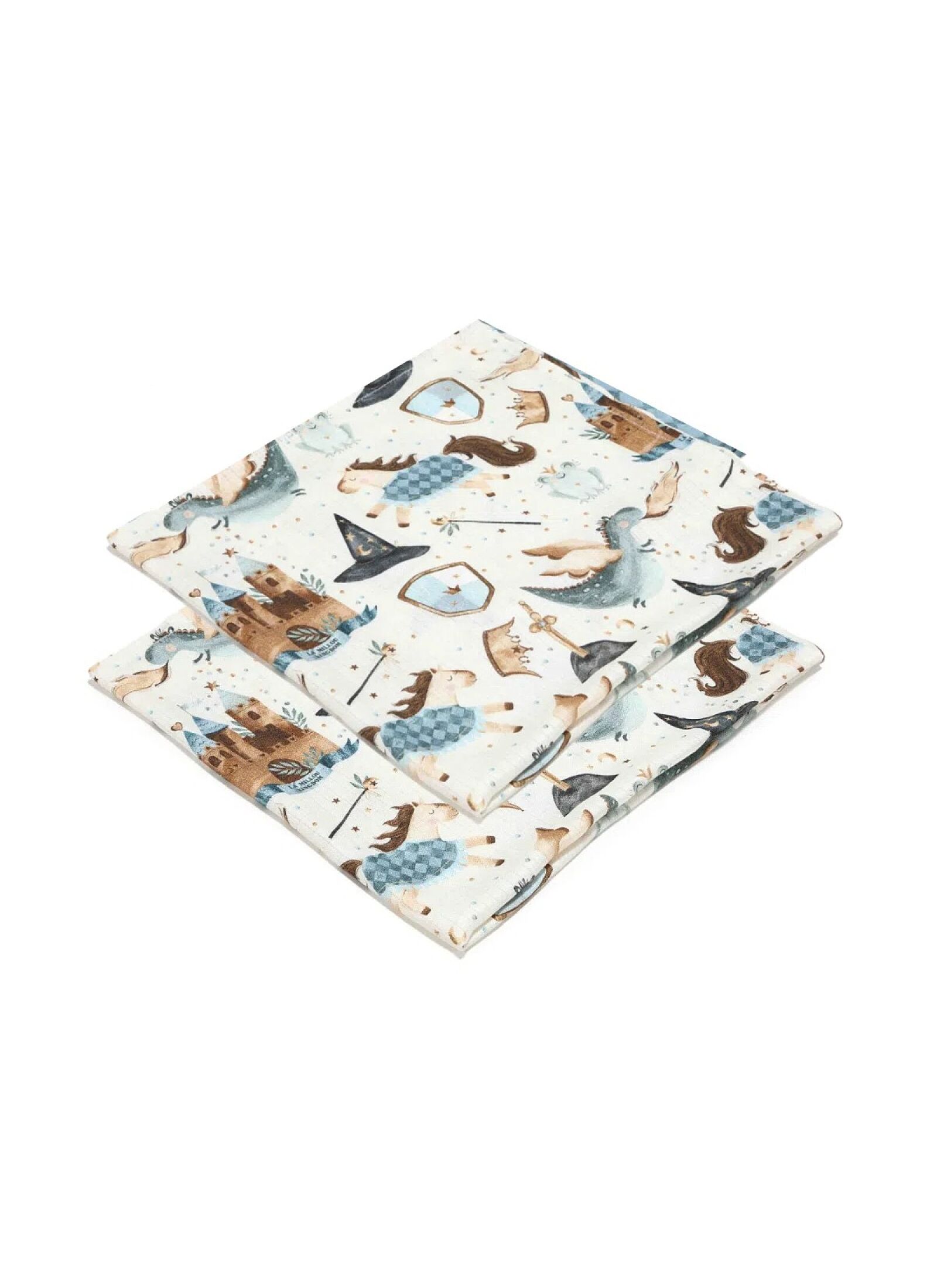 MUSLIN BLANKET (2PCS) PRINCE