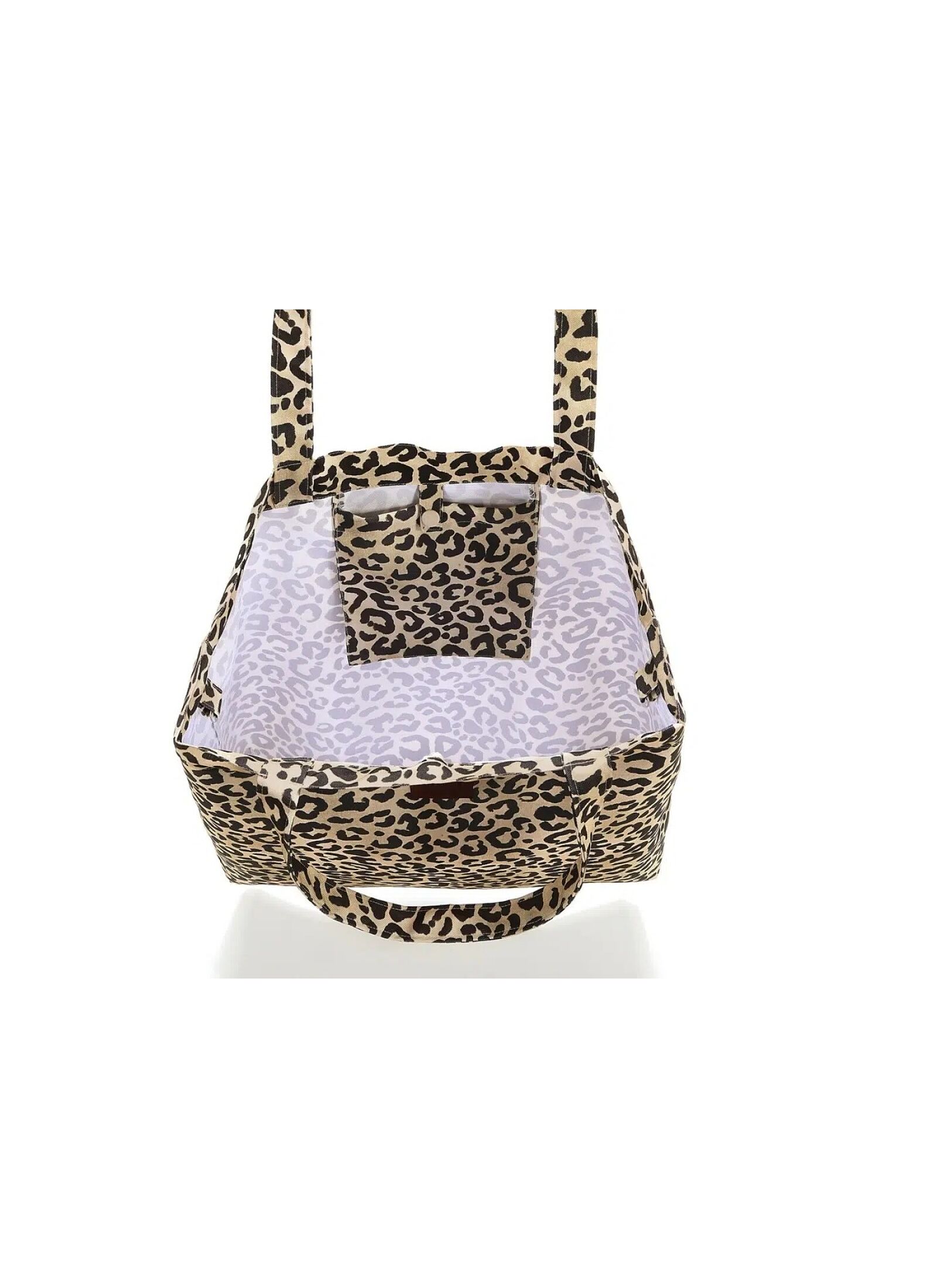 SHOPPER BAG LEOPARD CREAM