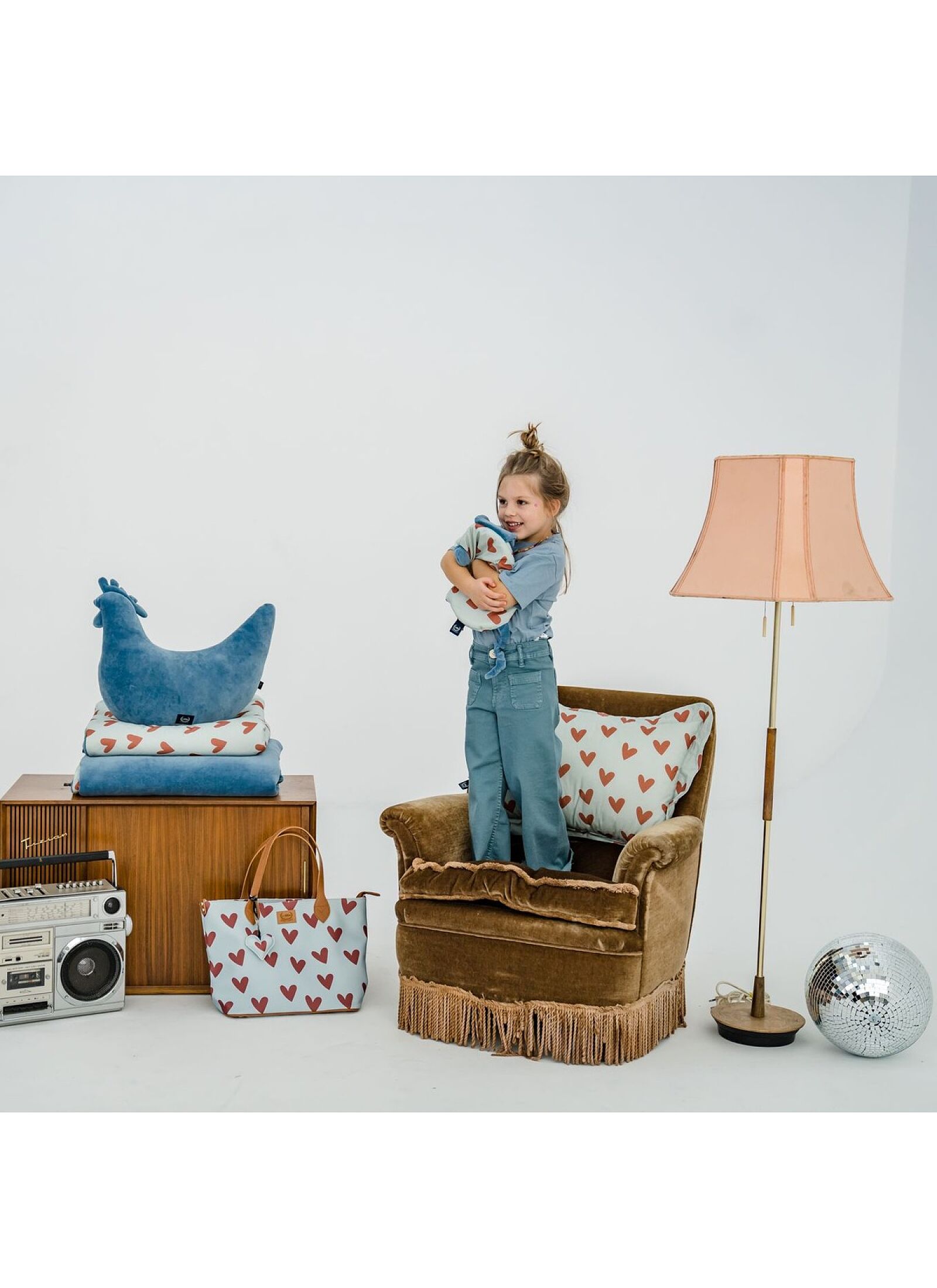 BABY PILLOW SLEEPY PIG MUSICIANS WIND BLUE