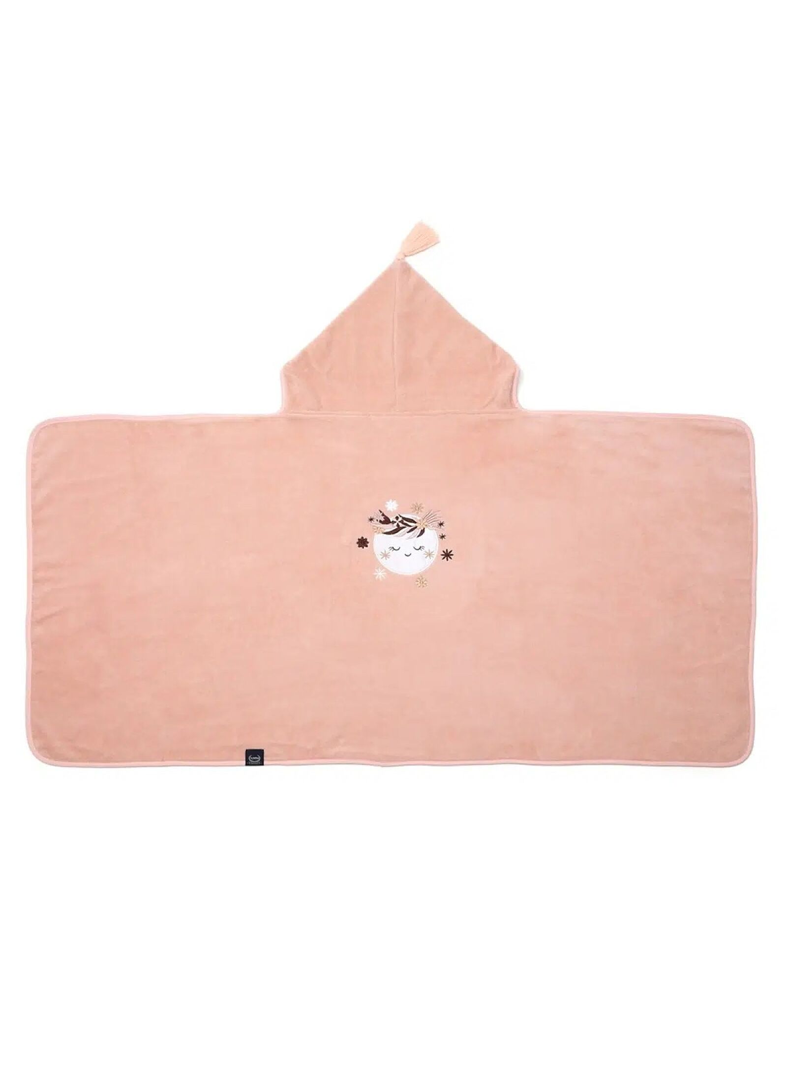 KID'S CUDDLE N DRY TOWEL BAMBOO FLY ME TO THE MOON SKY NUDE