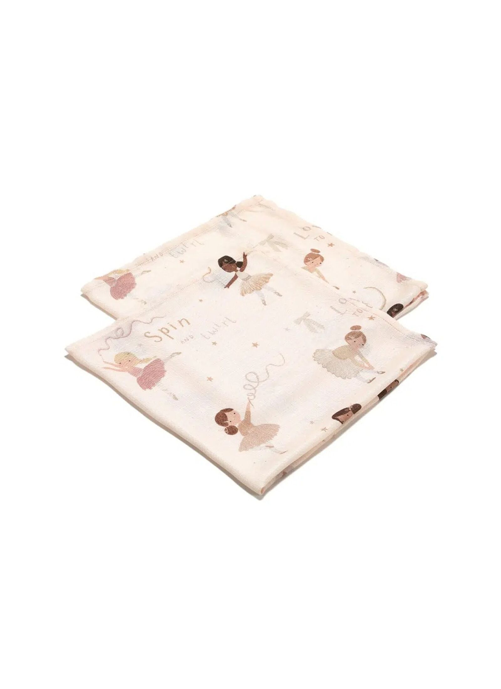 MUSLIN BLANKET (2PCS) BALLERINE