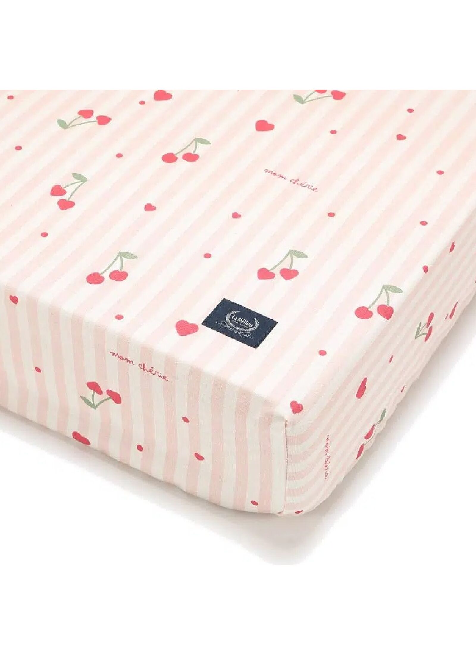 CRIB FITTED SHEET MOM CHERIE