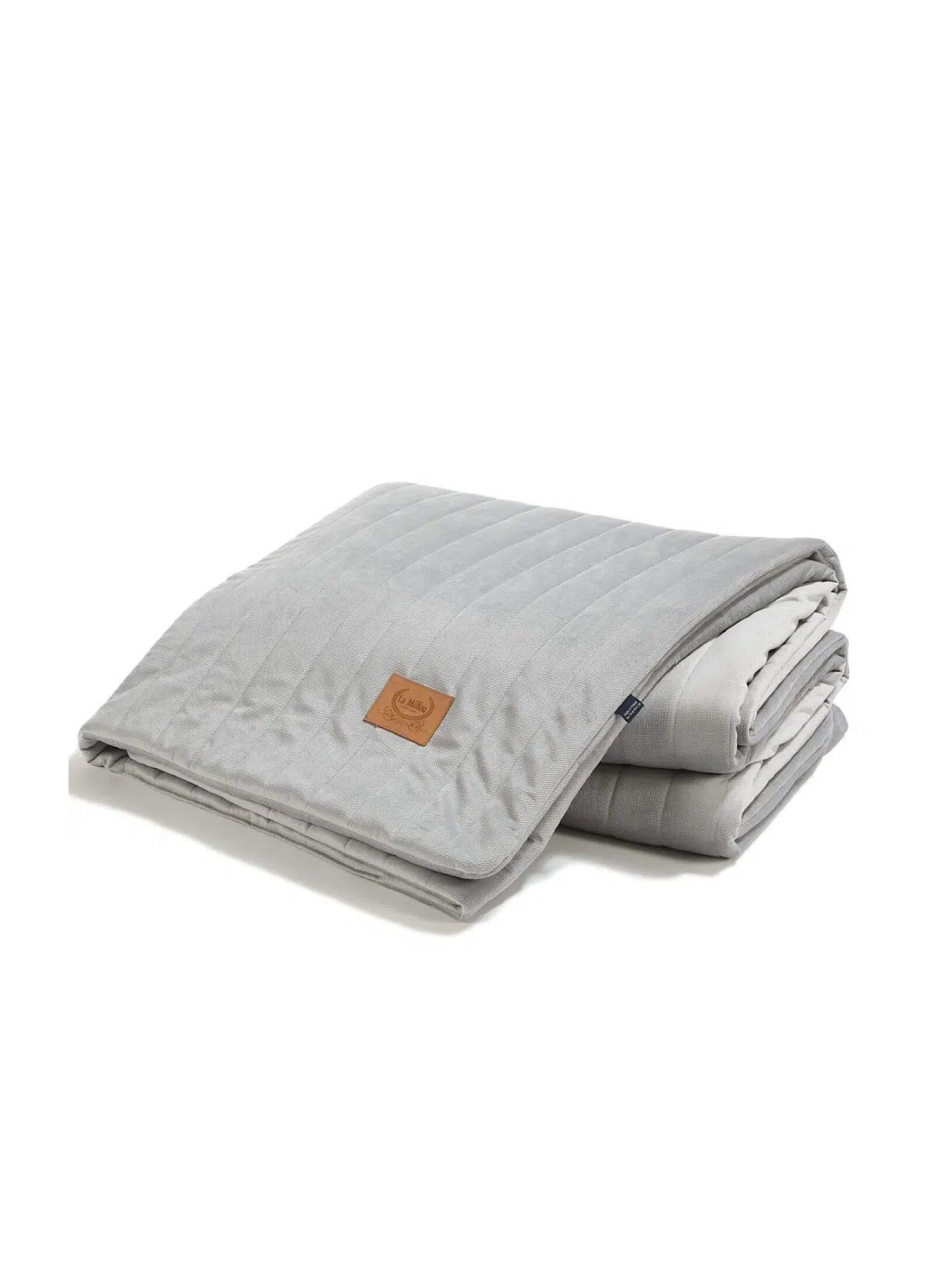 ADULT BLANKET (160X200) VELVET GREY