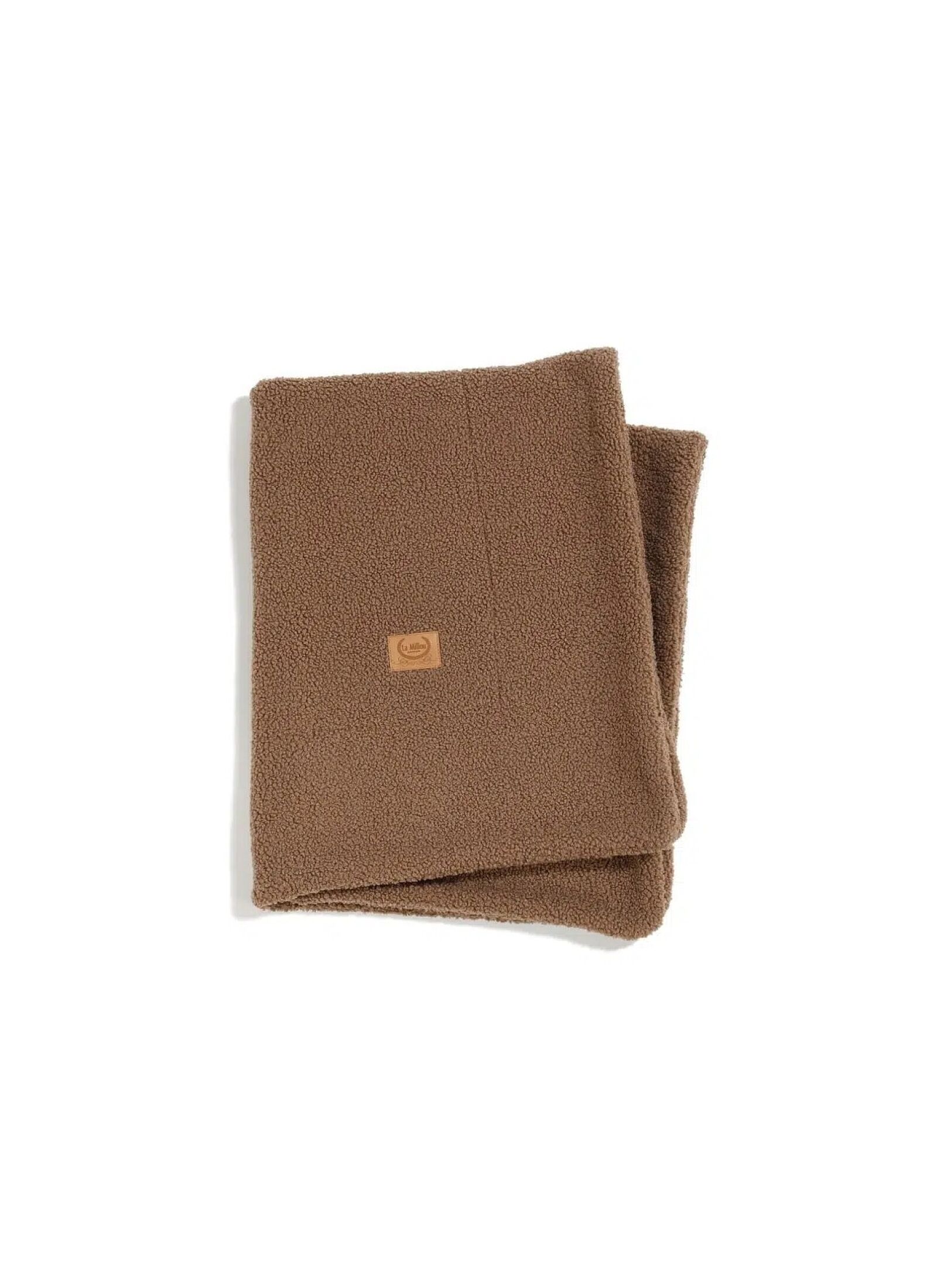 CRADDLE BLANKET (80X100) TEDDY LATTE