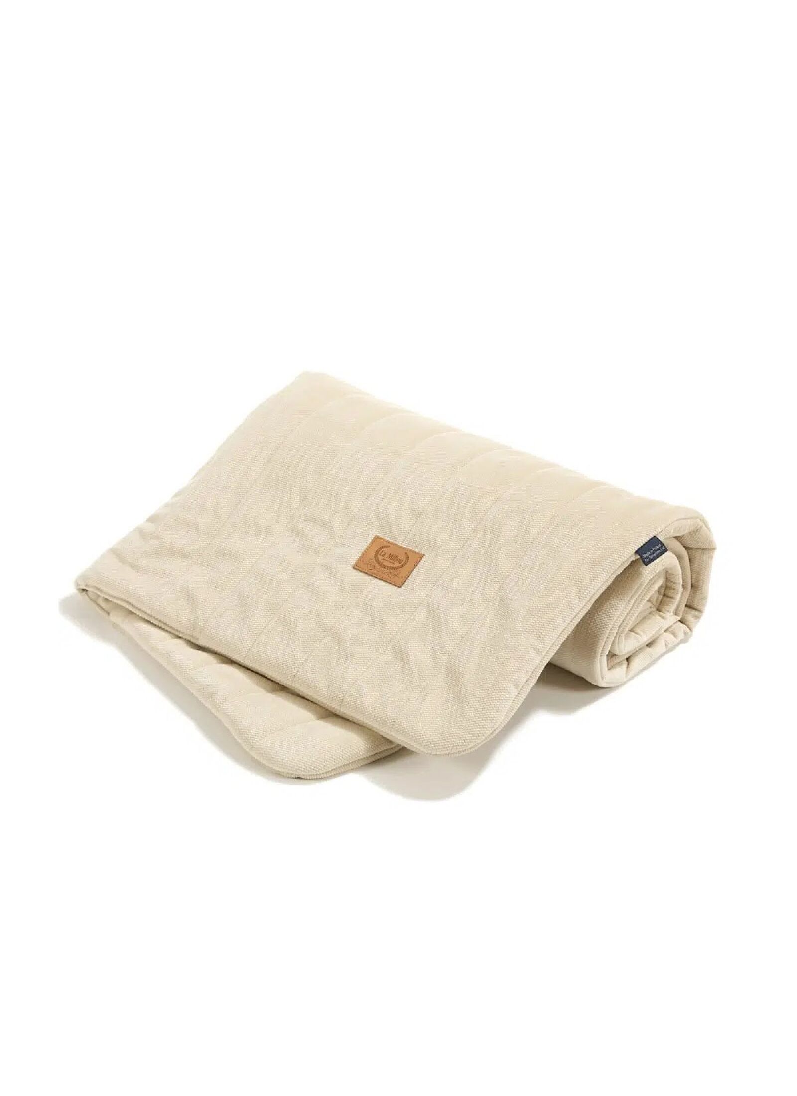 CRADDLE BLANKET (80X100) VELVET SAND