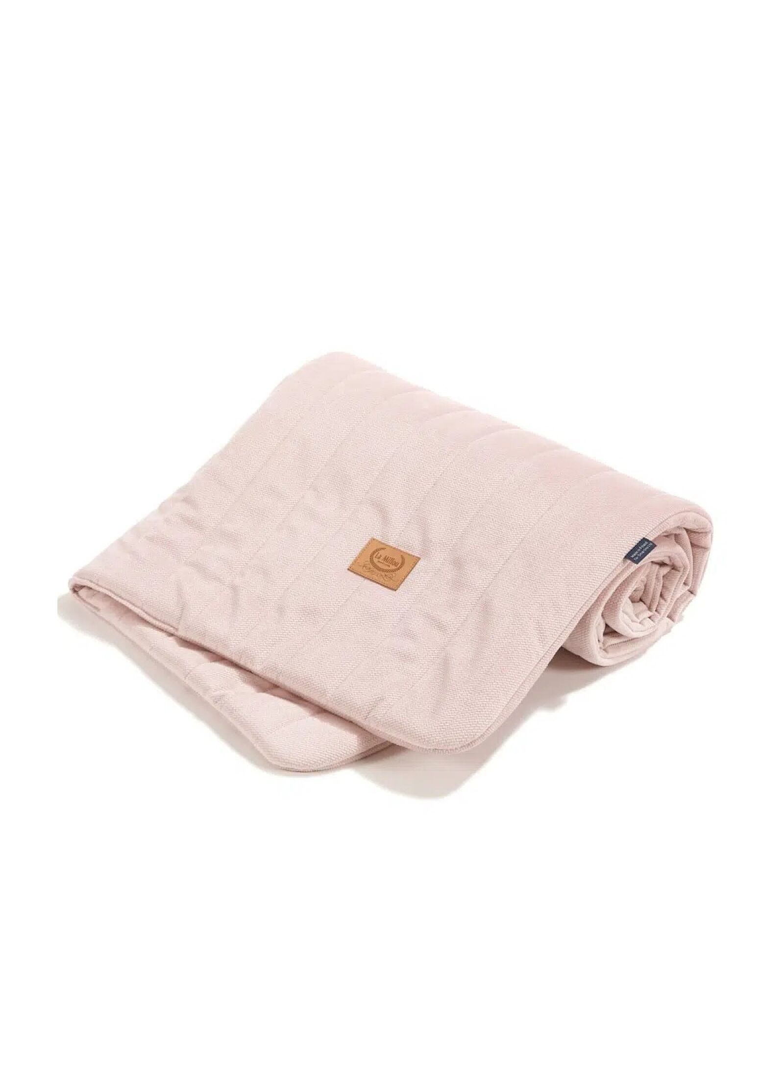 CRIB BLANKET (110X140) VELVET SMOKE ROSE