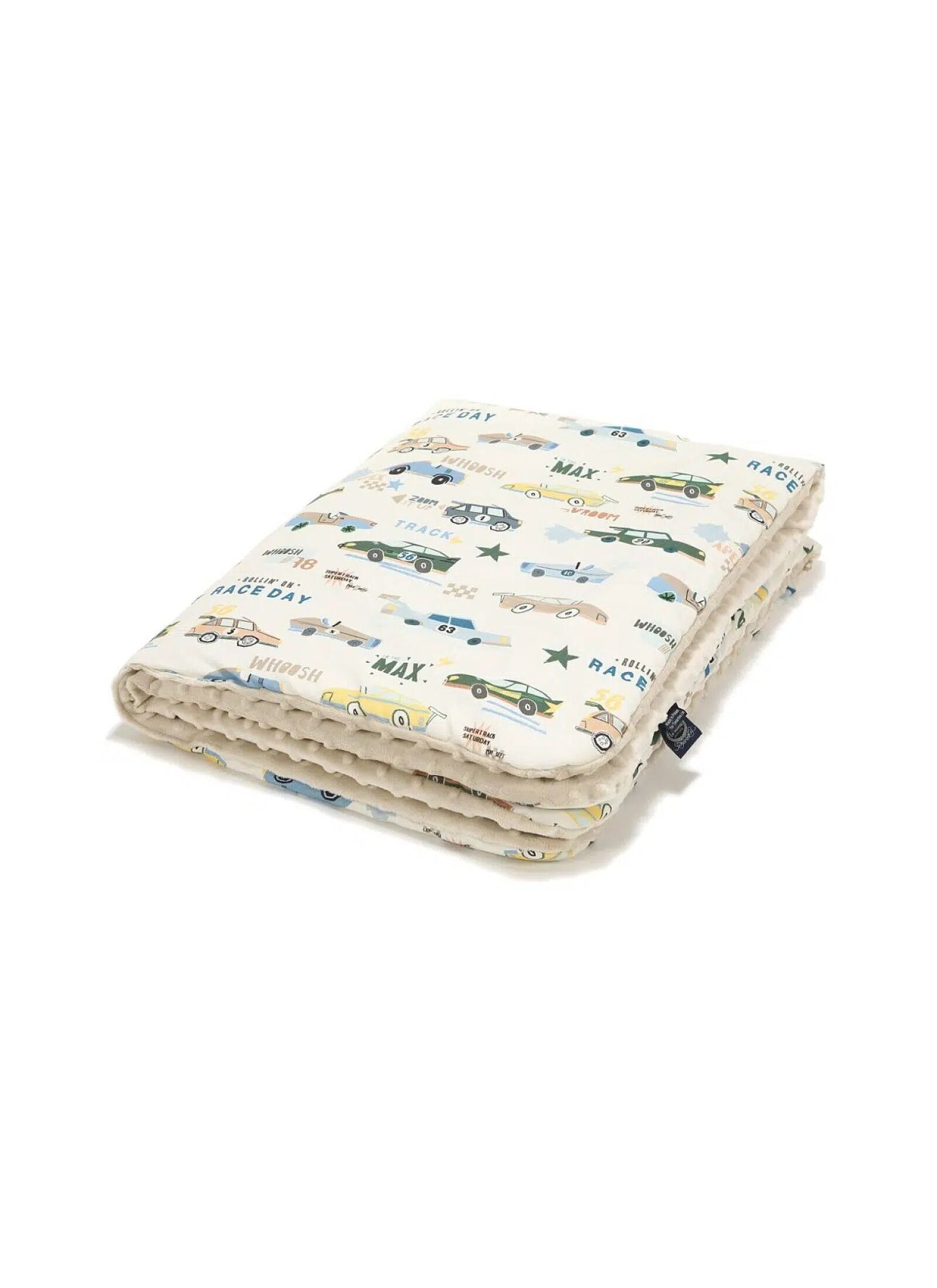 CRIB BLANKET (110X140) GRAND PRIX SAND