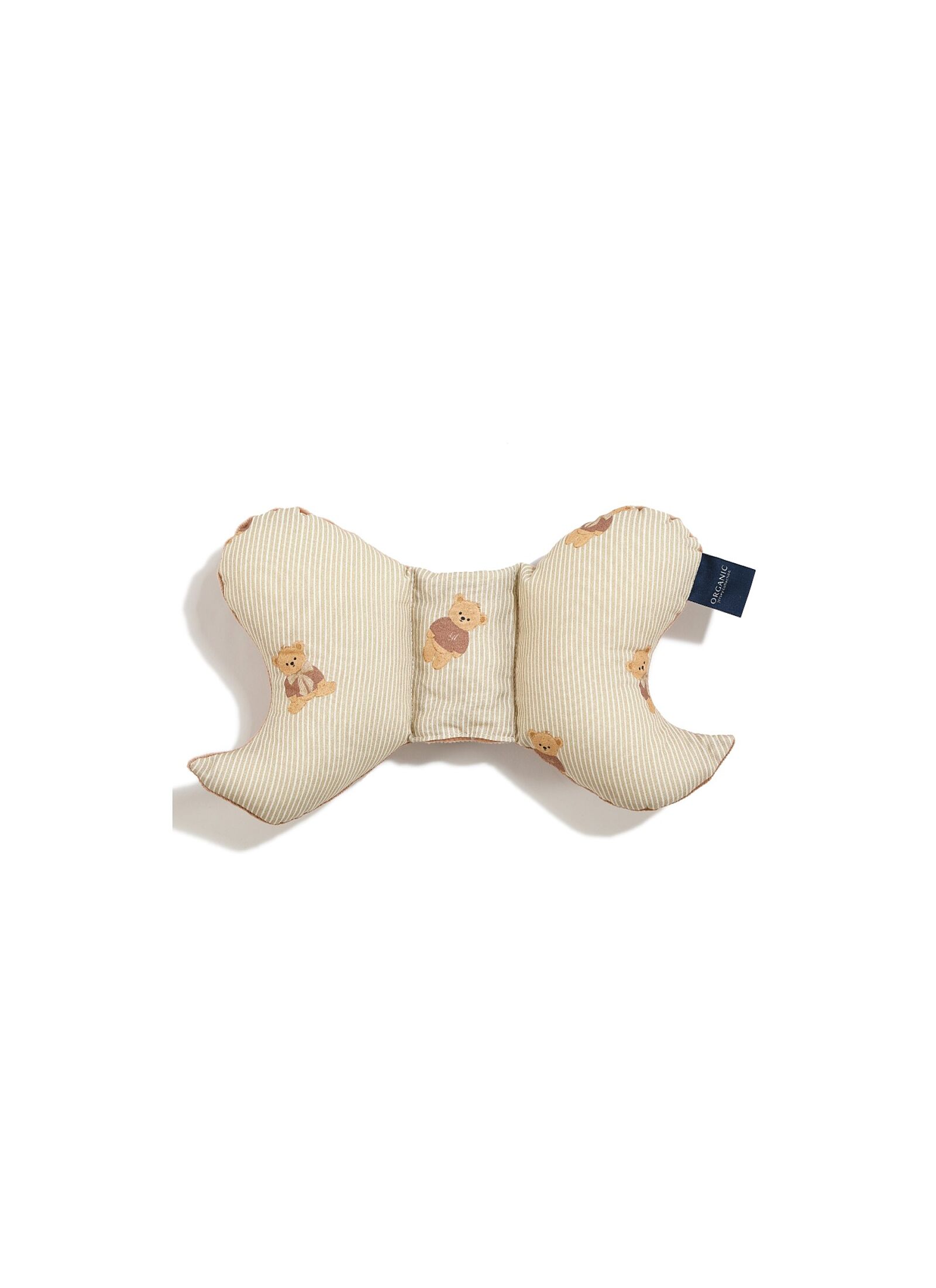 BABY PILLOW ANGEL'S WINGS BABY BEAR MOCCA