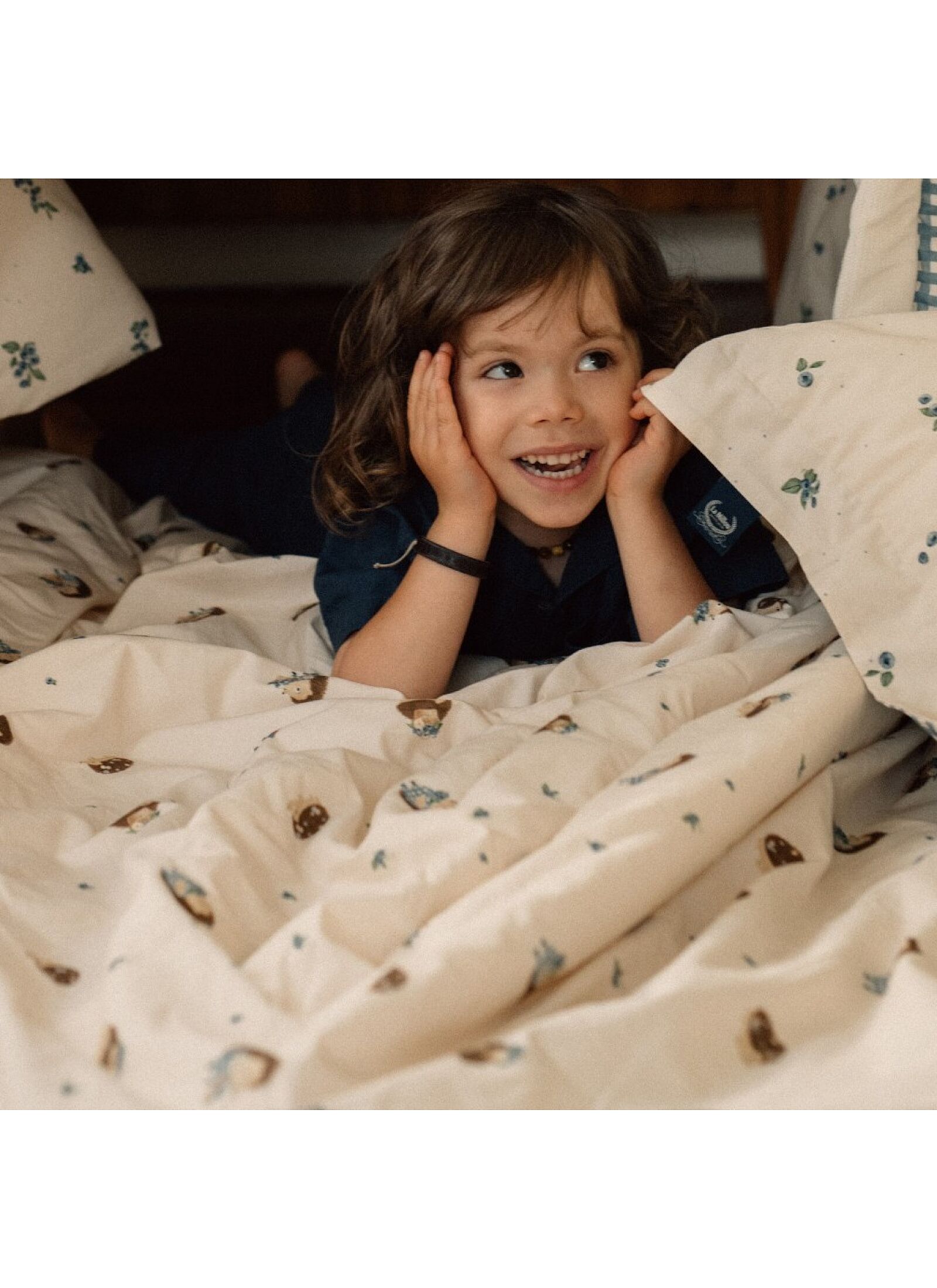 CRADDLE BLANKET (80X100) ENGLISH GARDEN ECRU