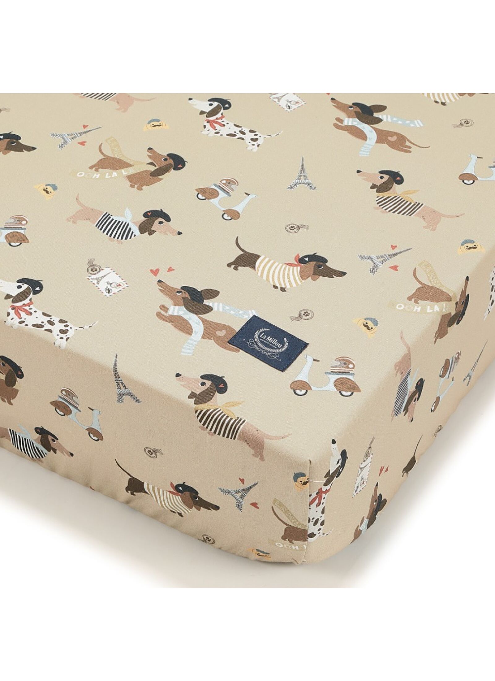 FLAT SINGLE SHEET PIERRE THE DOG