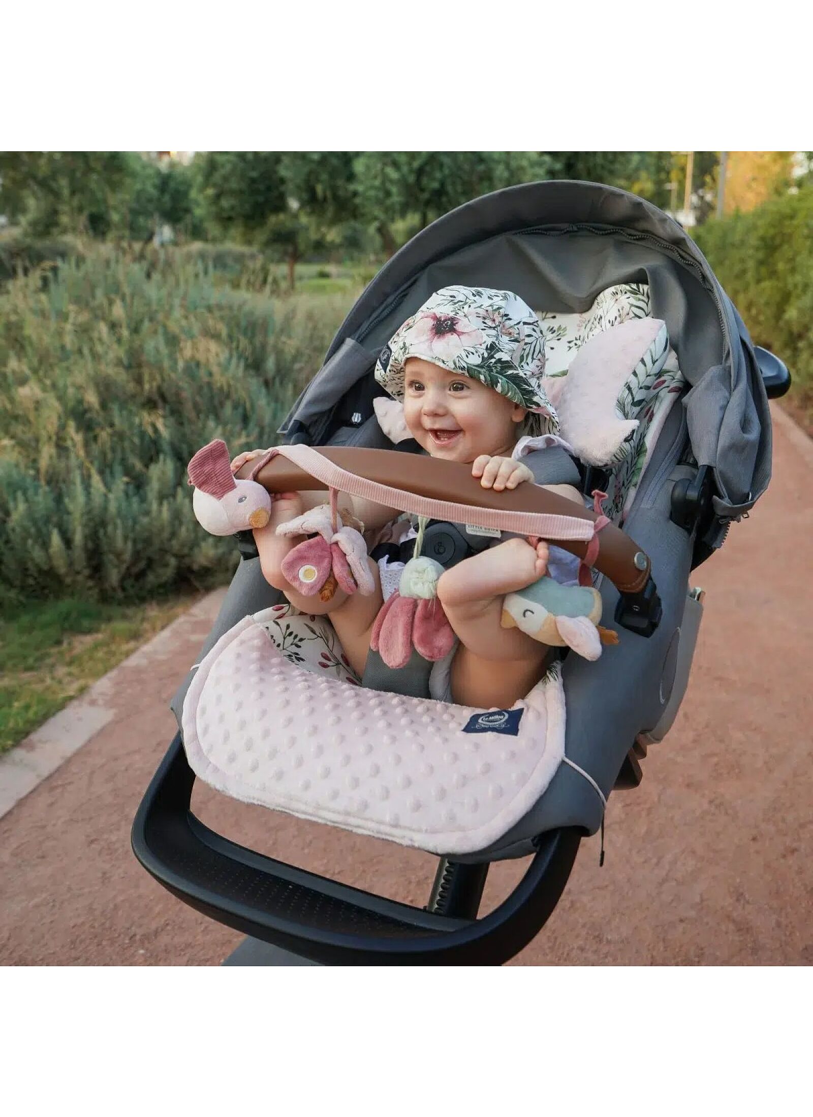 STROLLER PAD MOM CHERIE VELVET RAFAELLO MULTI