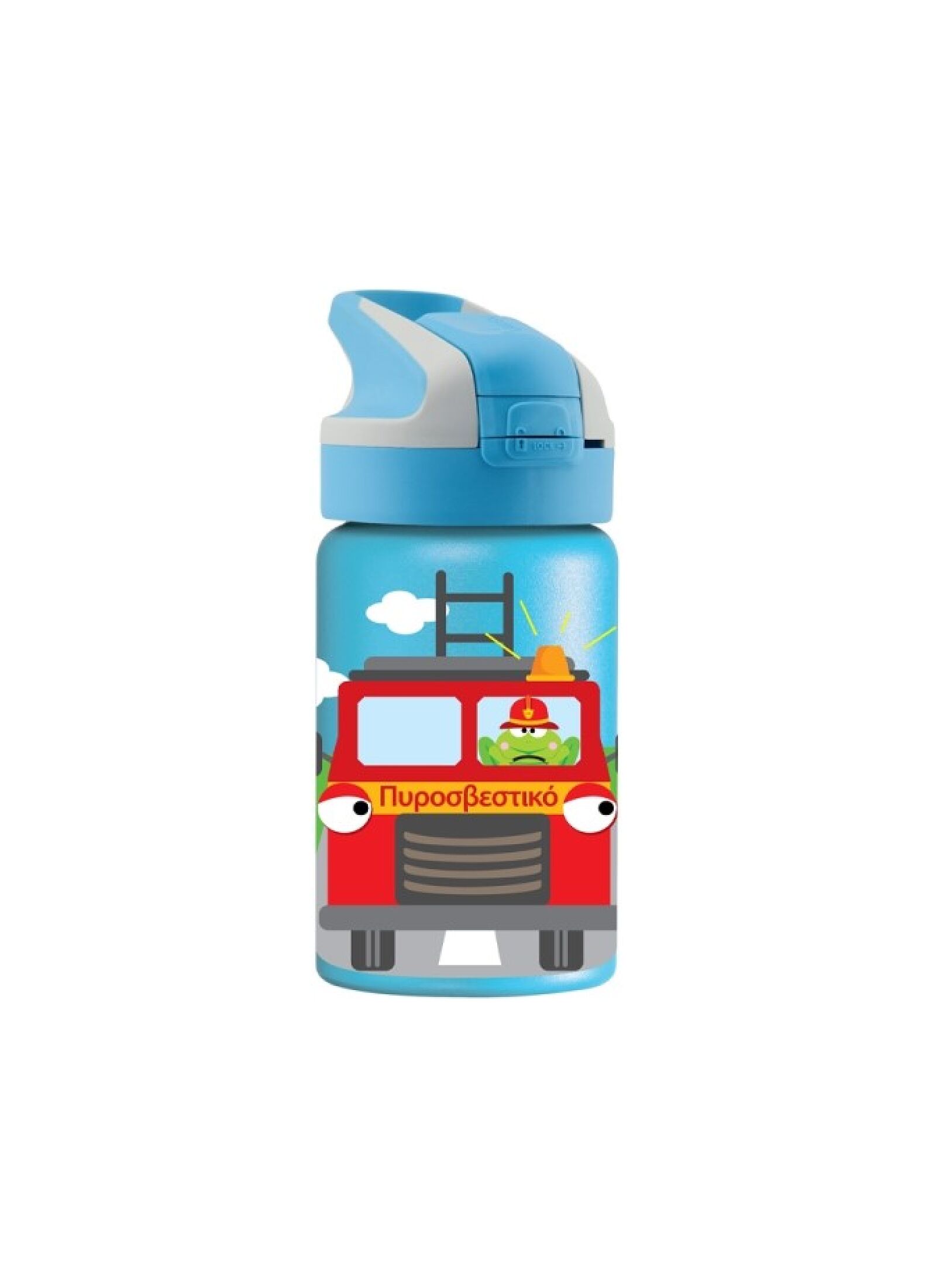 BOTTLE THERMOS CARS BLUE