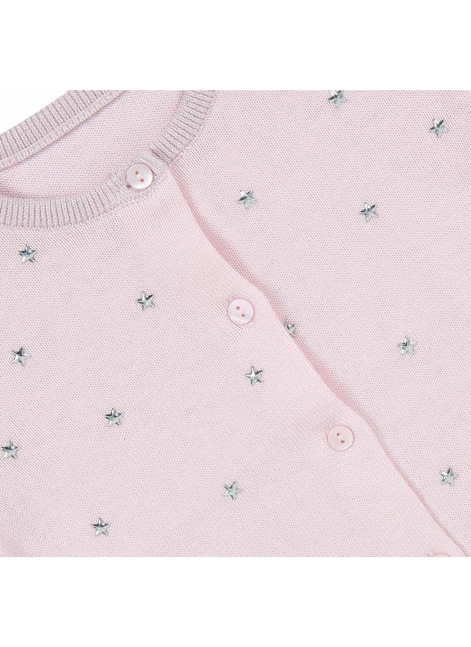 KNITTED CARDIGAN PINK