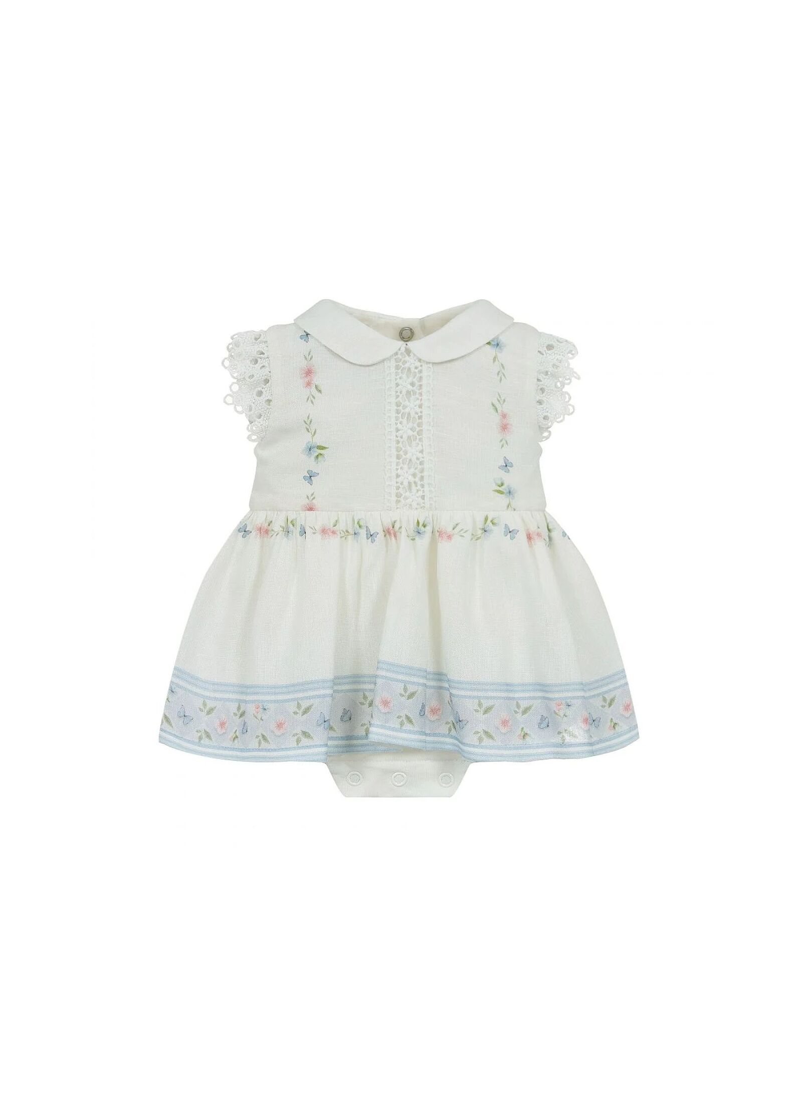 PLAYSUIT FLORAL BLUE