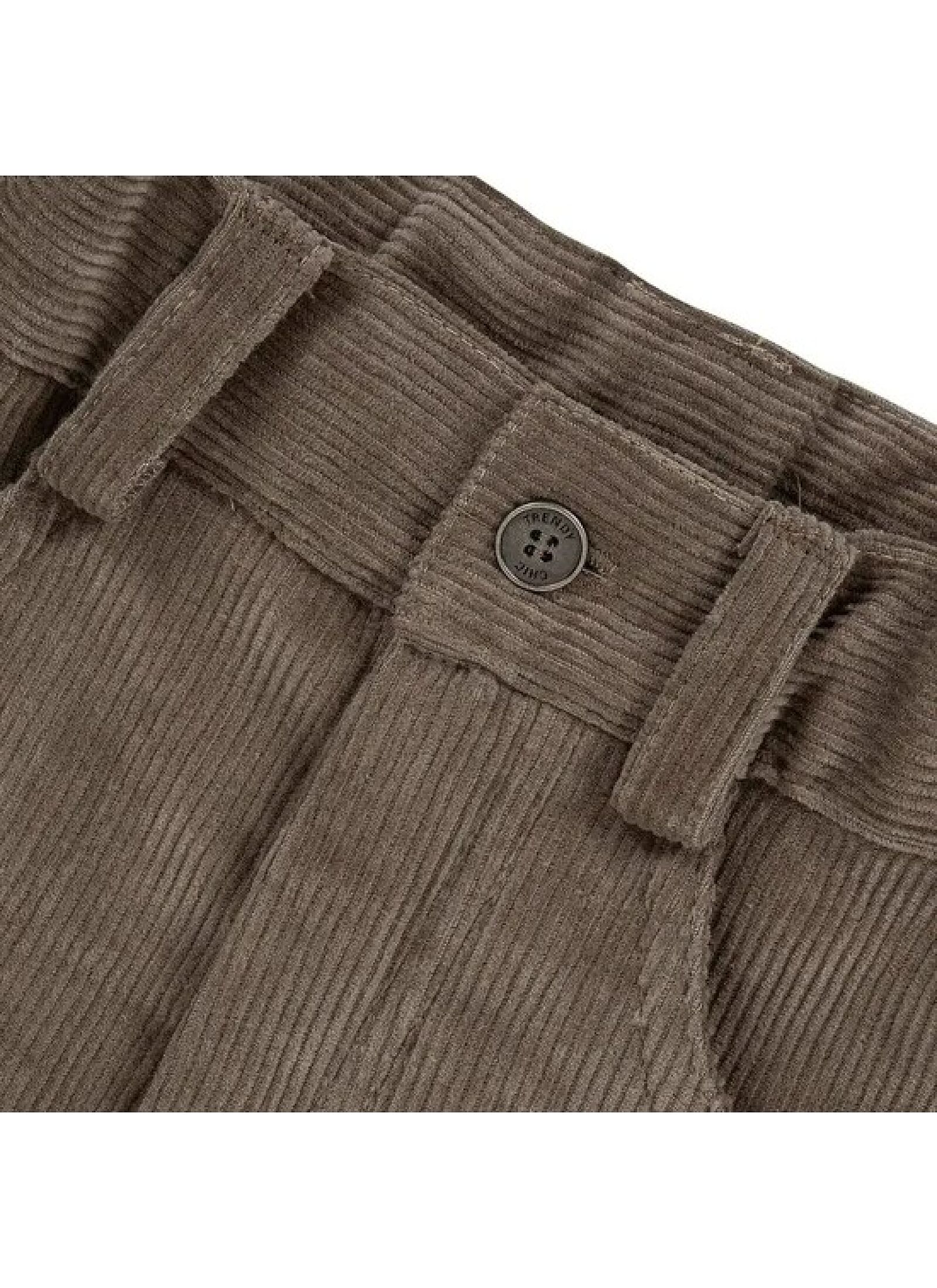 TROUSERS CORDUROY BEIGE