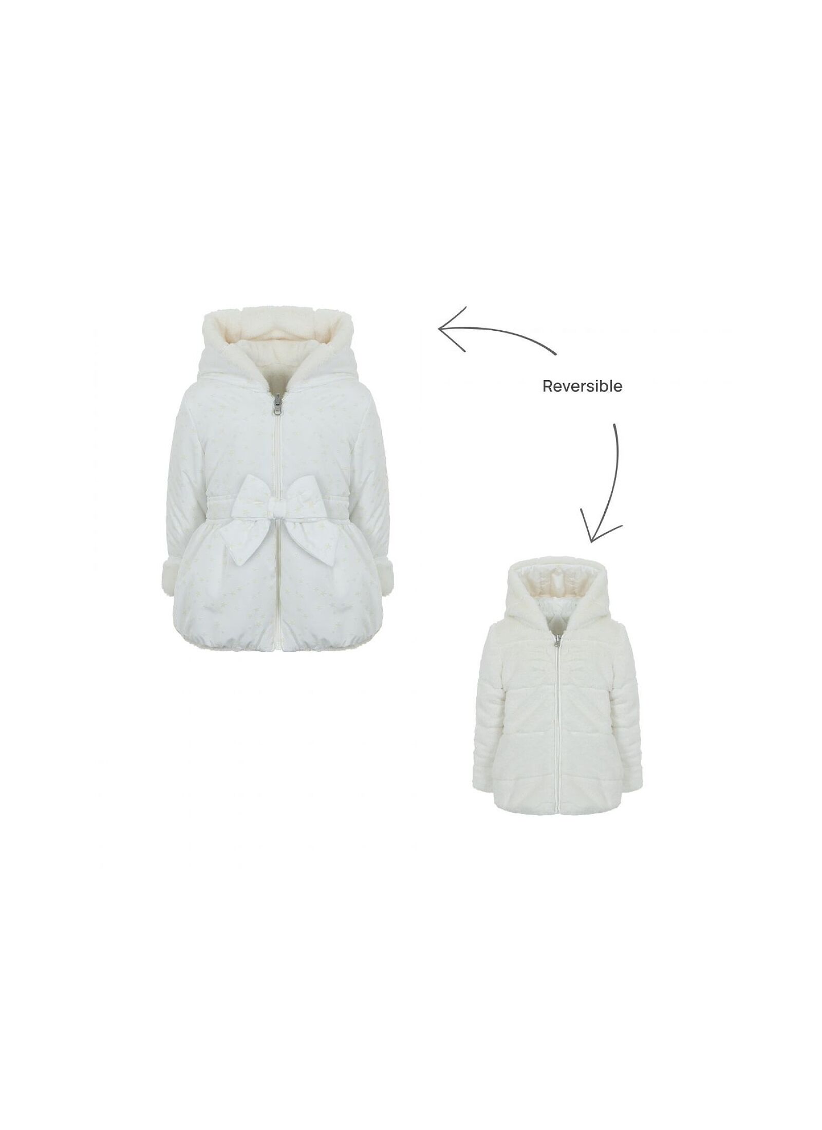 DOUBLE-SIDED JACKET ECRU