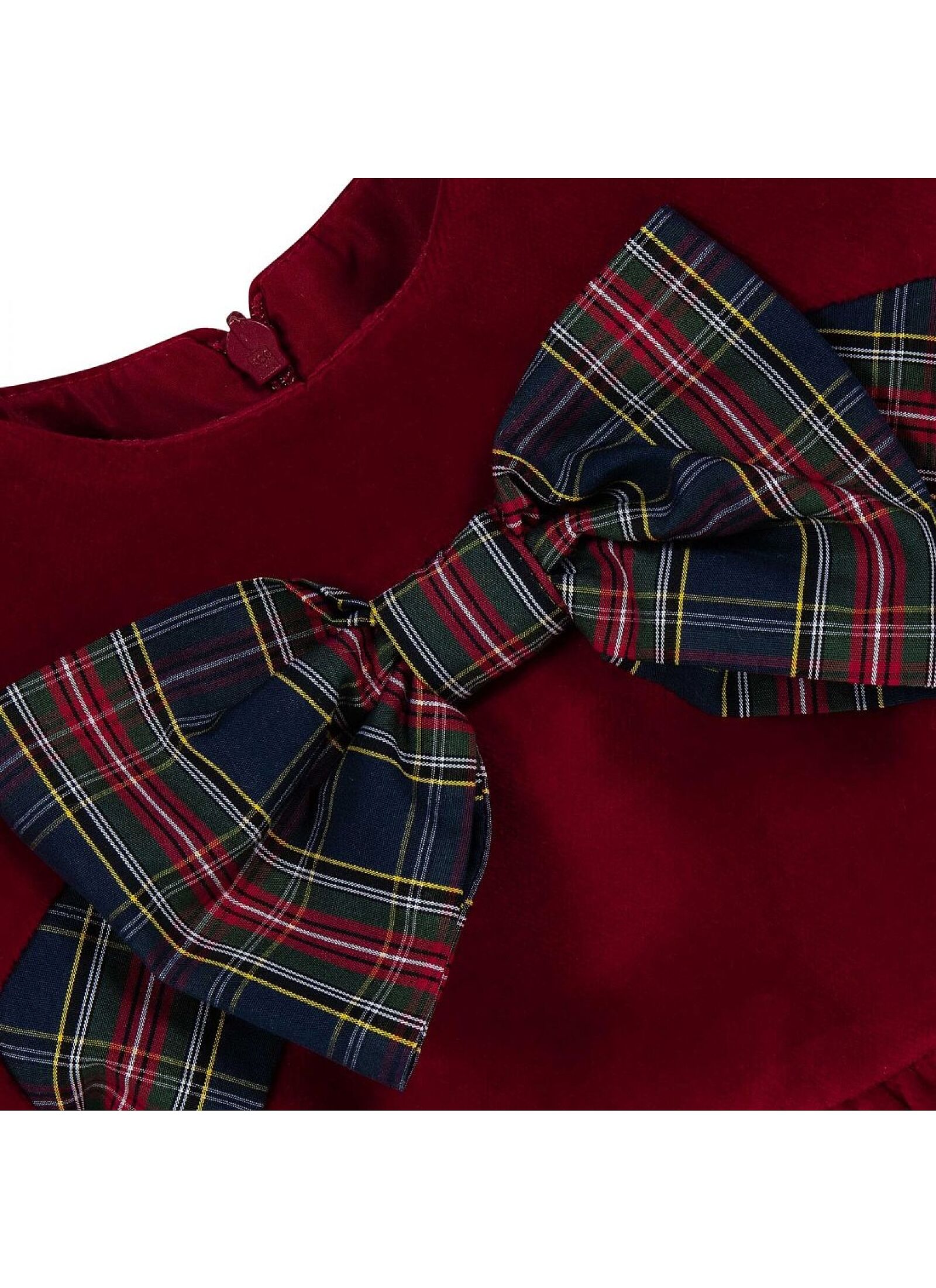 VELVET DRESS BORDEAUX